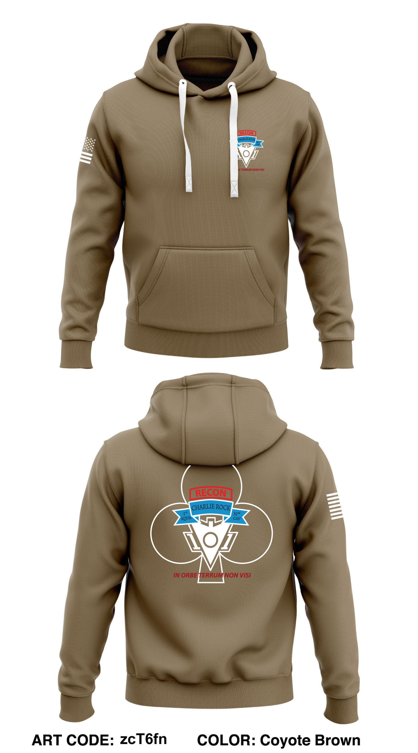 1-32 cav Charlie troop Store 1 Core Men's Hooded Performance Sweatshirt - zcT6fn