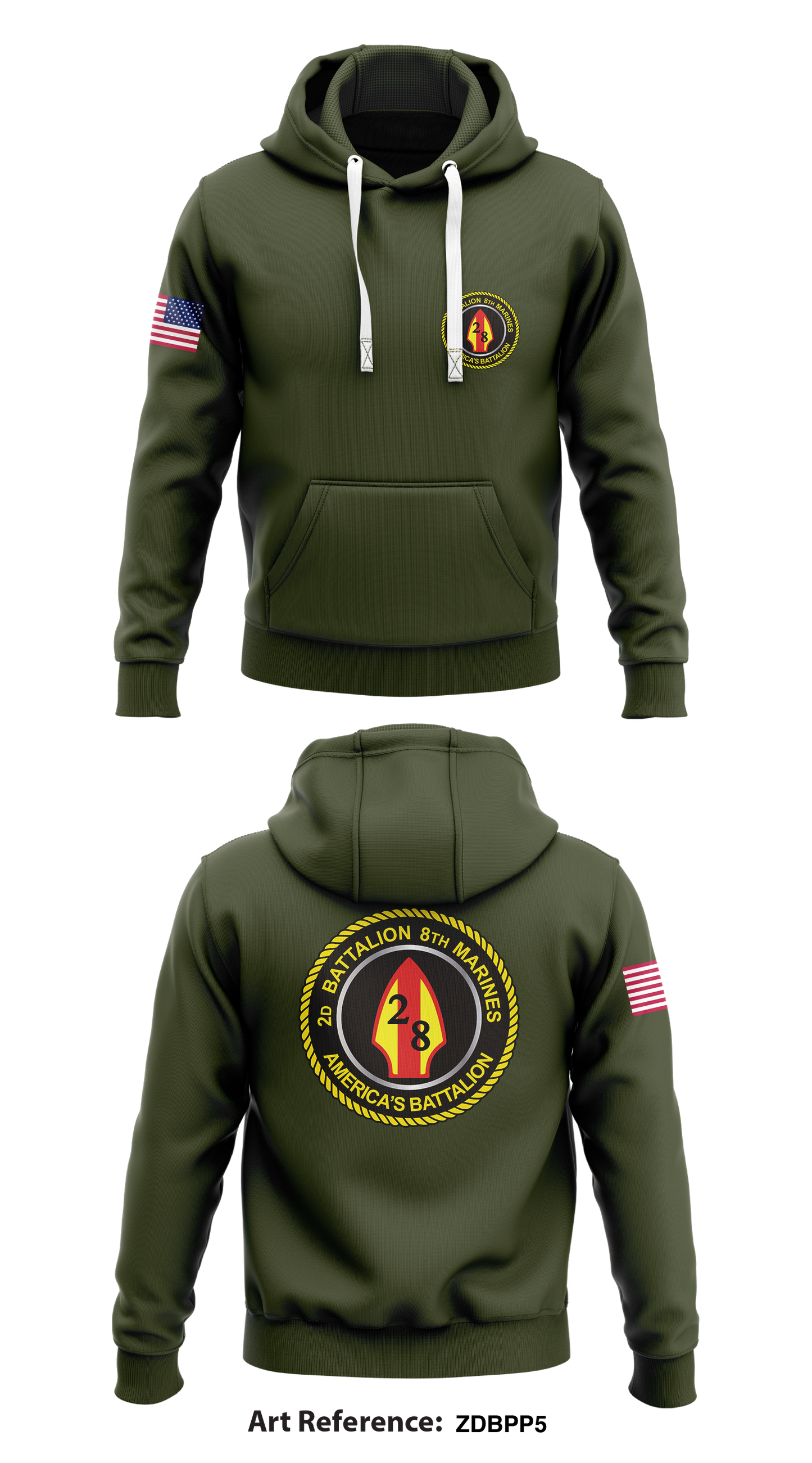 2nd battalion 8th marines Store 1 Core Men's Hooded Performance Sweatshirt - zDbpP5