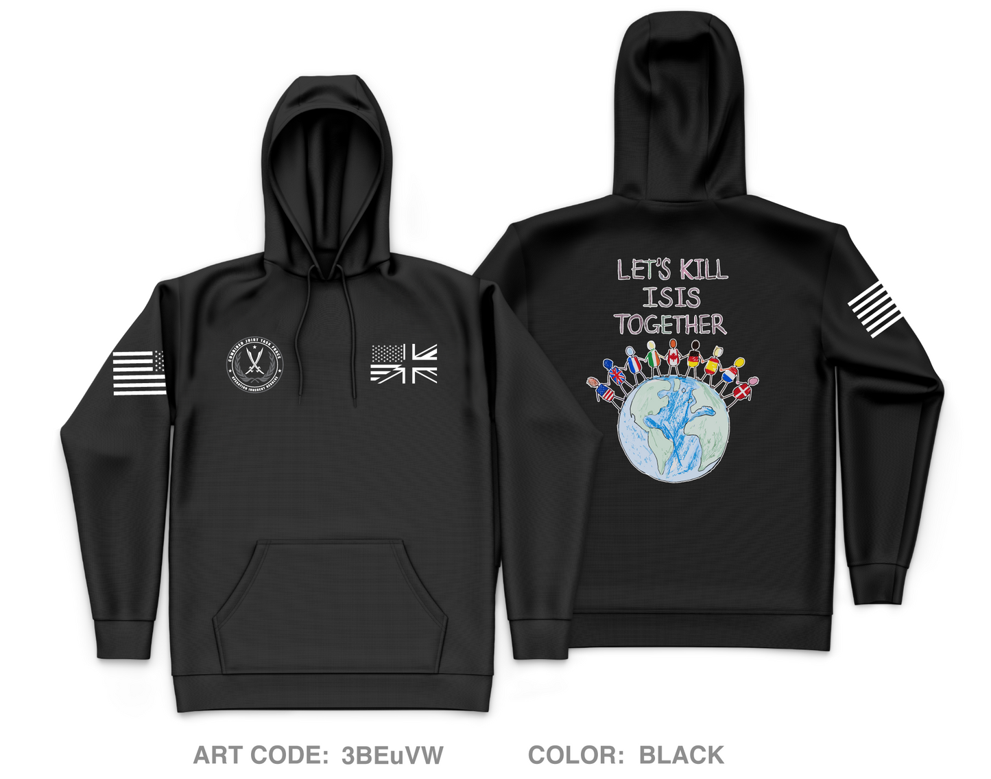 CJTF Core Men's Hooded Performance Sweatshirt - 3BEuVW