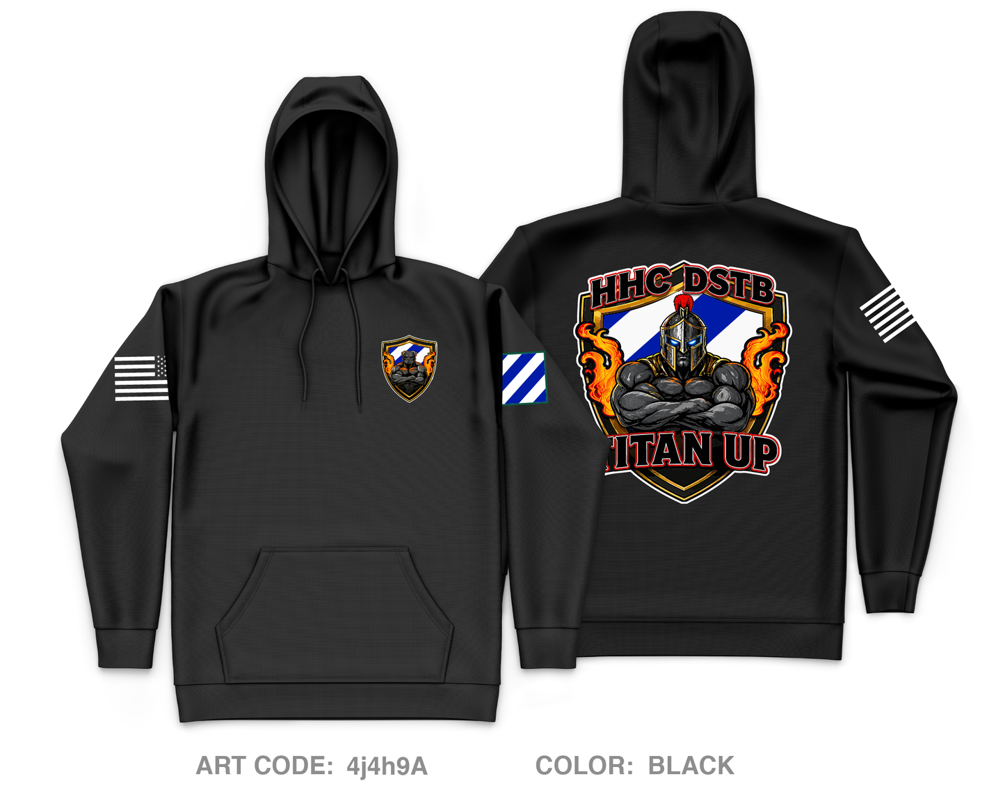 HHC, DSTB, 3DSB Core Men's Hooded Performance Sweatshirt - 4j4h9A