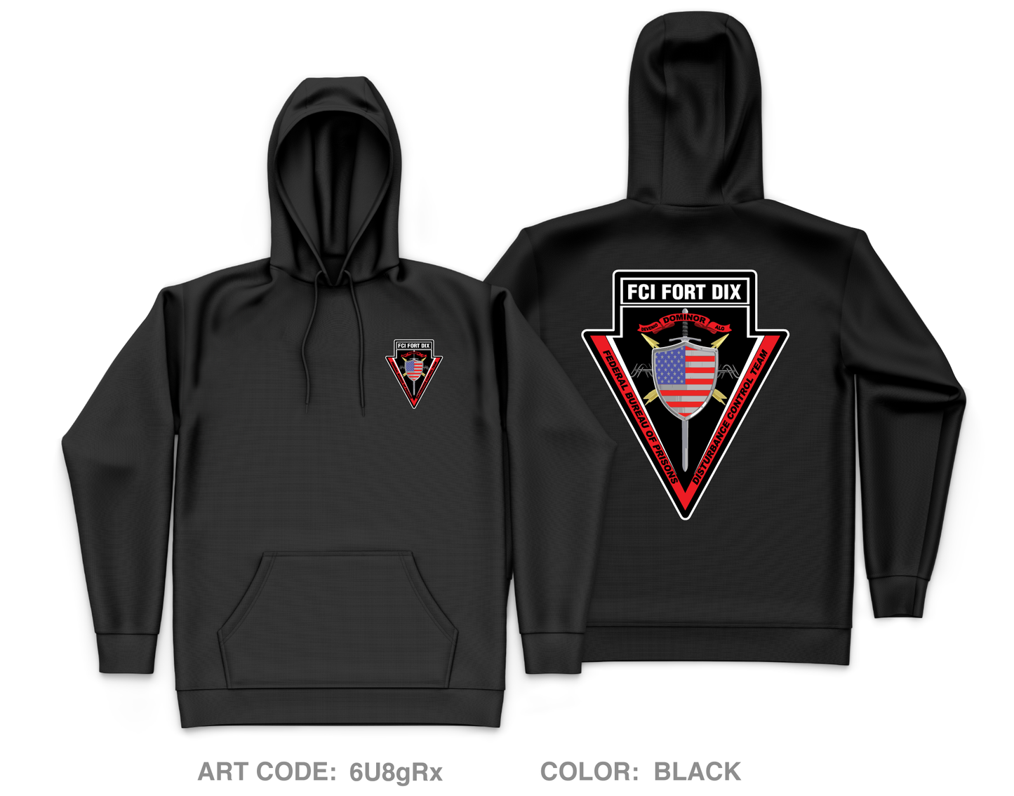 FCI FORT DIX DCT Core Men's Hooded Performance Sweatshirt - 6U8gRx