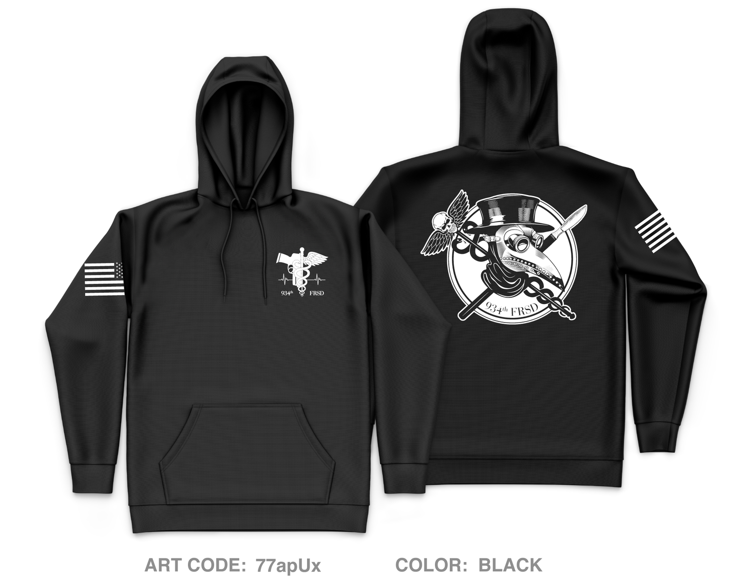 934 FRSD Core Men's Hooded Performance Sweatshirt - 77apUx