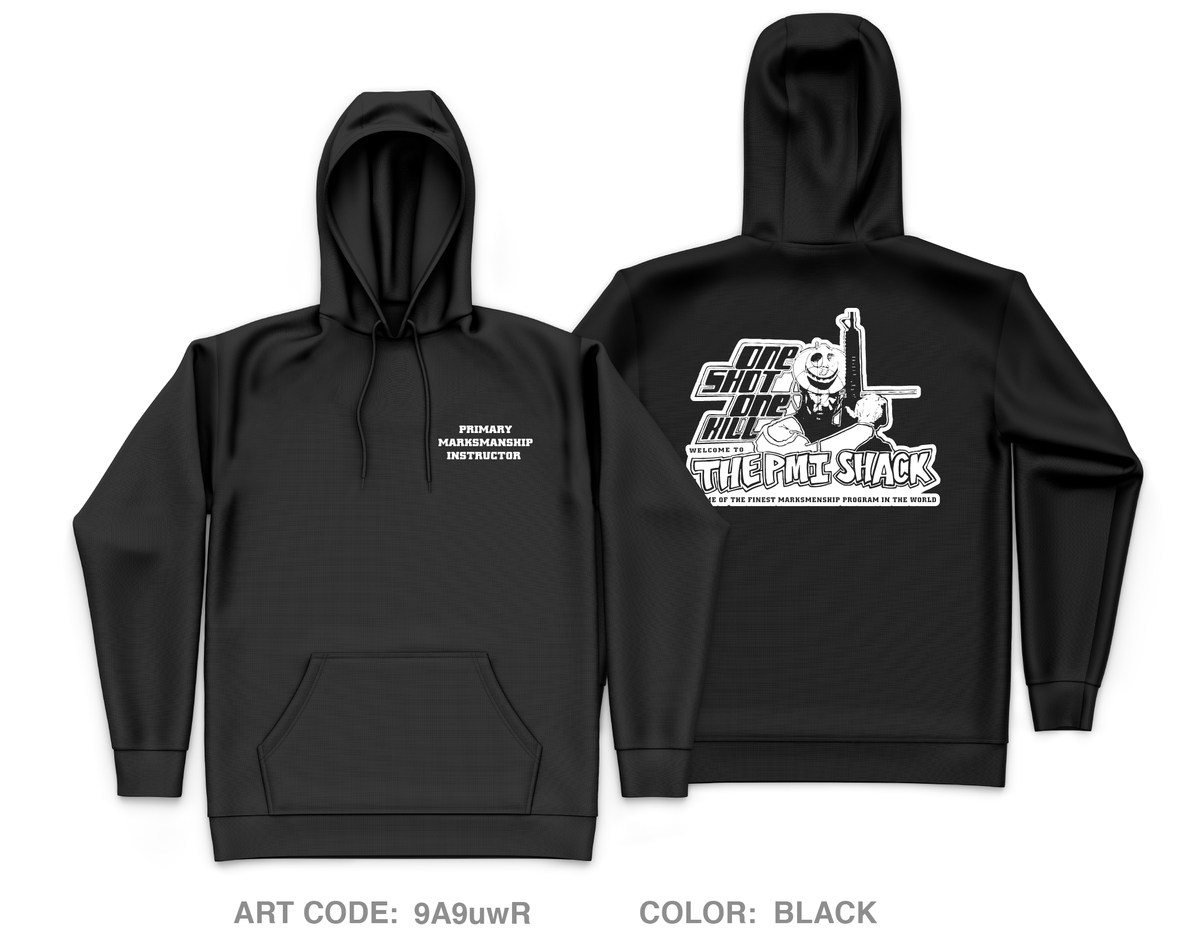 Weapons and field training battalion, range company, Marksmanship training unit, Edson range MCRD Core Men's Hooded Performance Sweatshirt - 9A9uwR