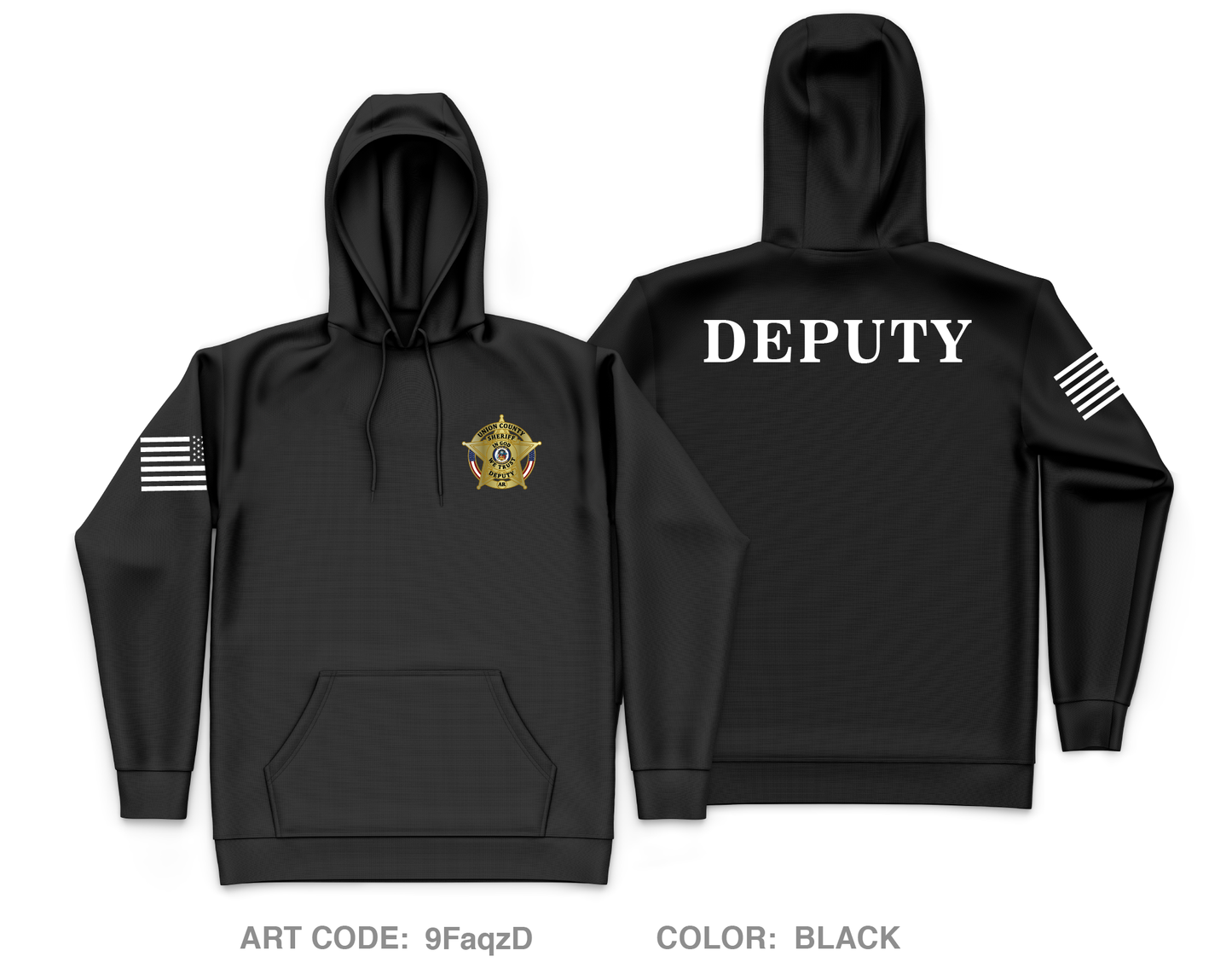Union County Sheriff's Department Core Men's Hooded Performance Sweatshirt - 9FaqzD