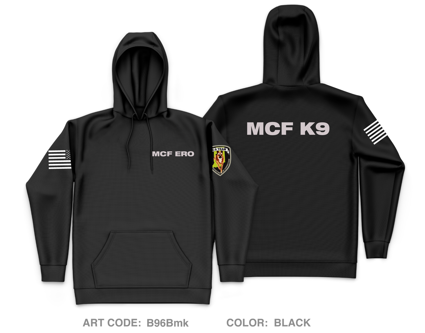 MCF K9 Core Men's Hooded Performance Sweatshirt - B96Bmk