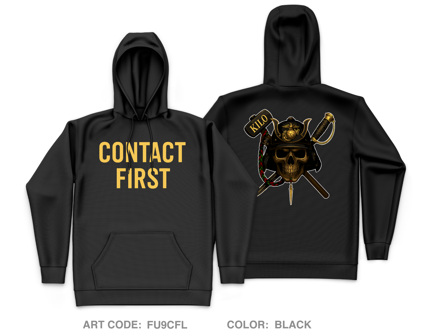 3rd Battalion 5th Marines Core Men's Hooded Performance Sweatshirt - FU9CFL