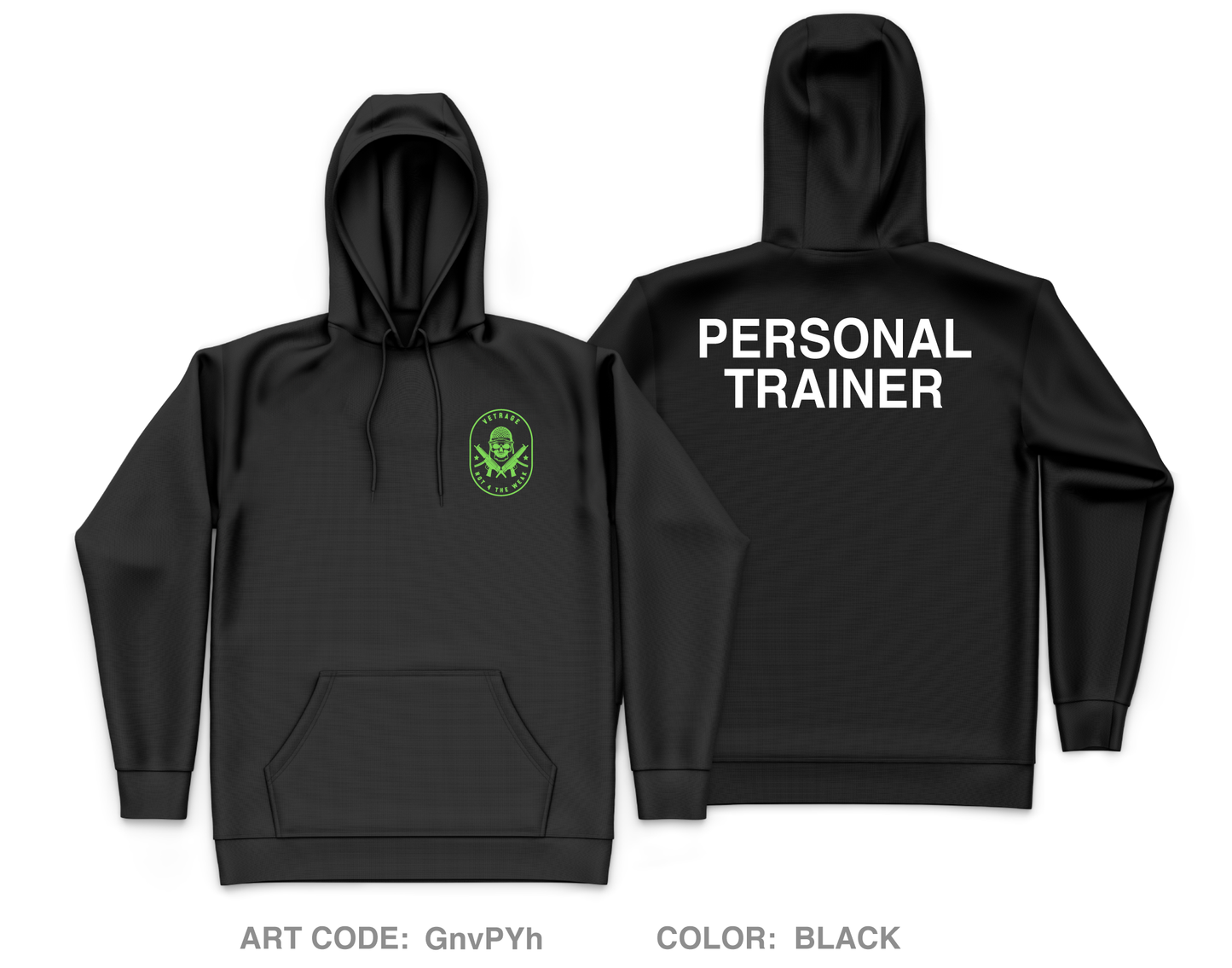 VetRage LLC Core Men's Hooded Performance Sweatshirt - GnvPYh