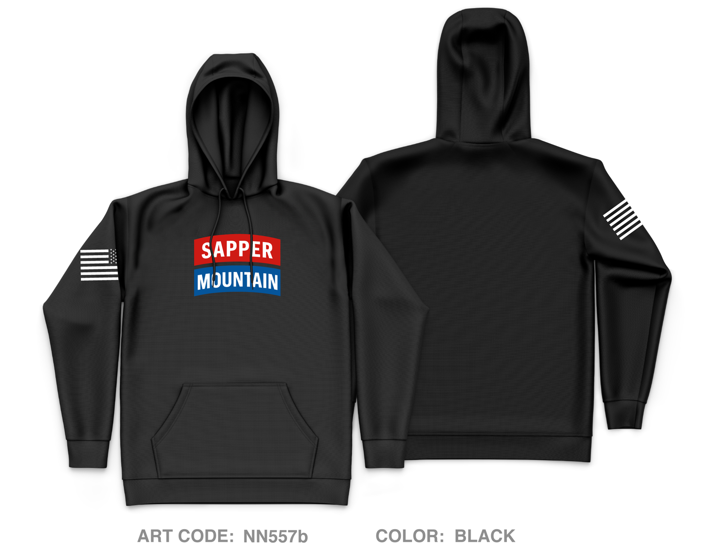 63D Combat Engineer Company - Infantry Core Men's Hooded Performance Sweatshirt - NN557b
