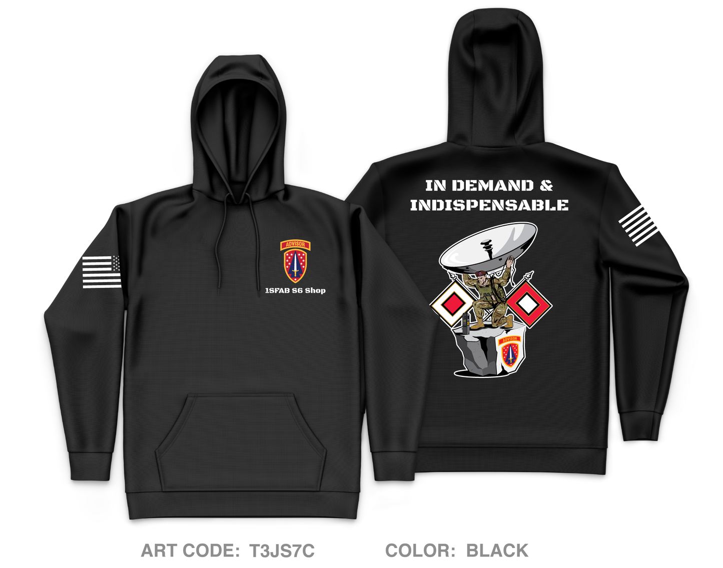 HHC SFAB Core Men's Hooded Performance Sweatshirt - T3JS7C