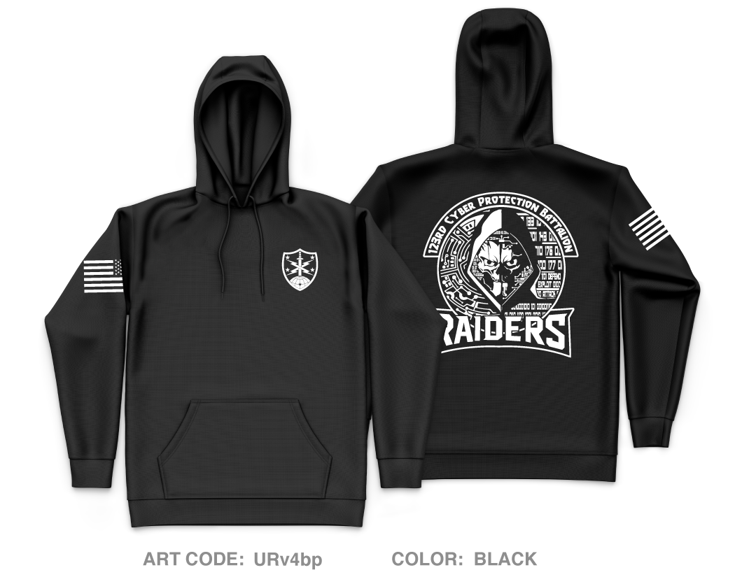 123rd Cyber Protection Battalion Fundraising Collection Core Men's Hooded Performance Sweatshirt - URv4bp