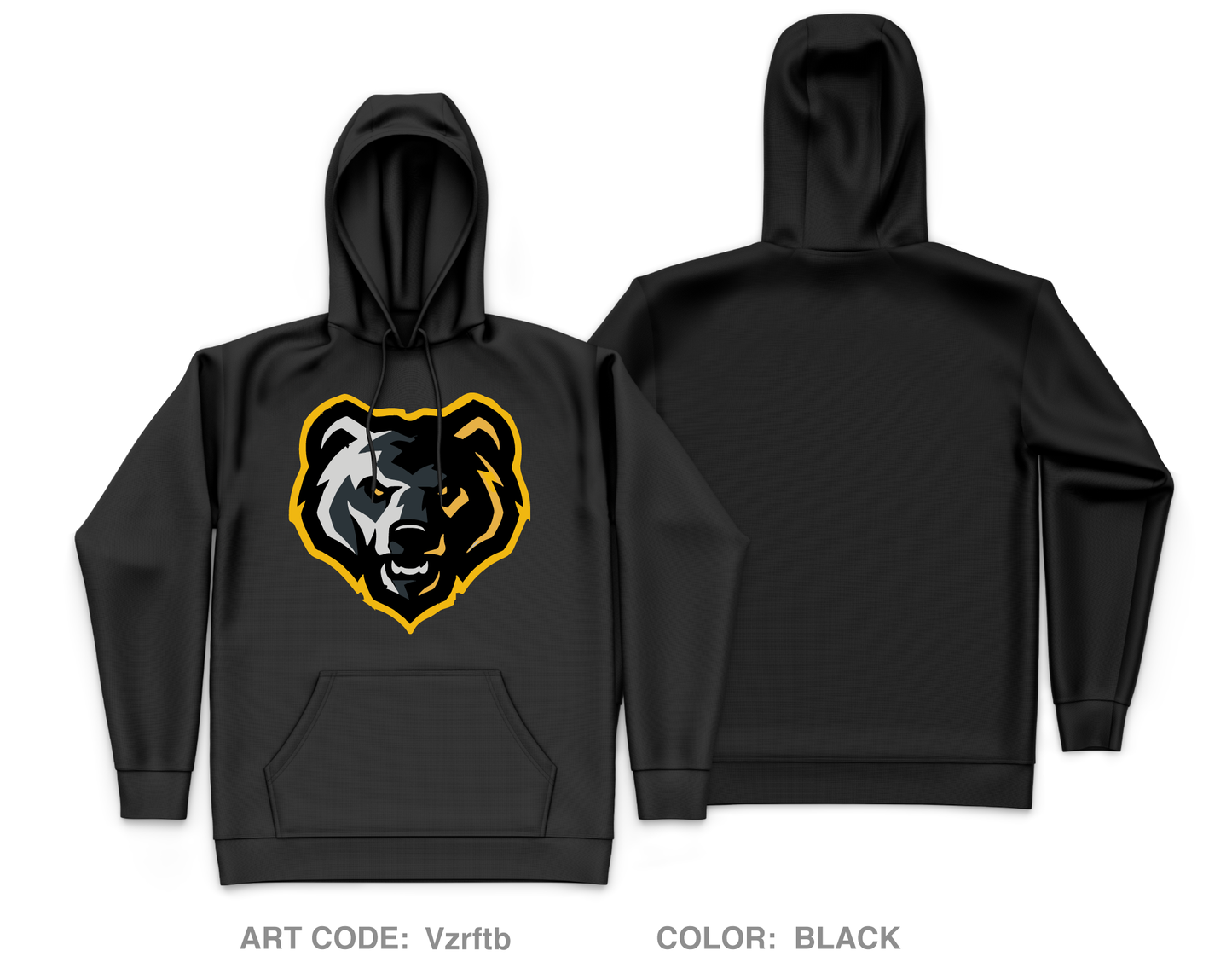 Arctic Warriors Fundraising Collection Core Men's Hooded Performance Sweatshirt - Vzrftb