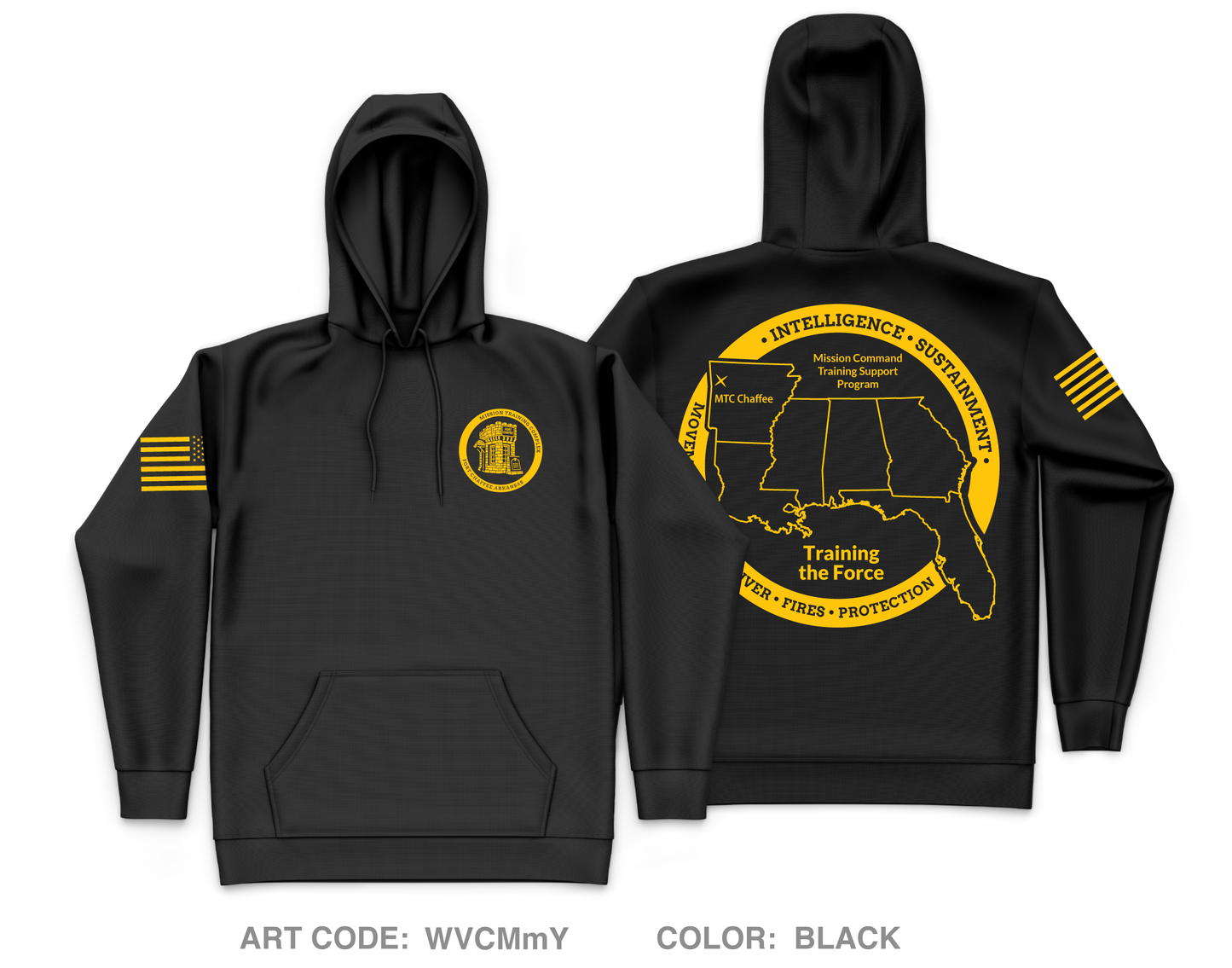 Mission Training Complex - Fort Chaffee Core Men's Hooded Performance Sweatshirt - WVCMmY
