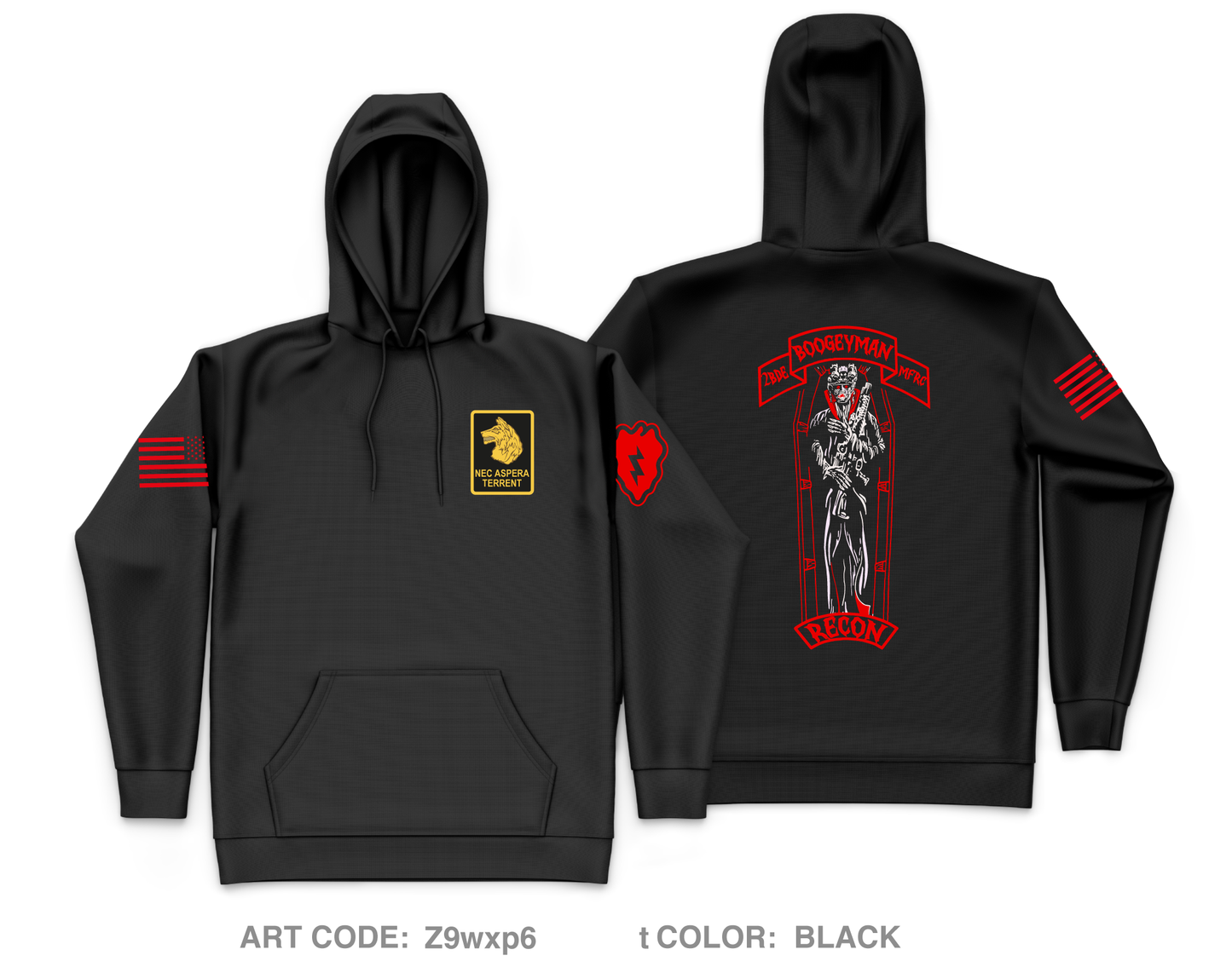 Shadow Platoon Recon MFRC Core Men's Hooded Performance Sweatshirt - Z9wxp6