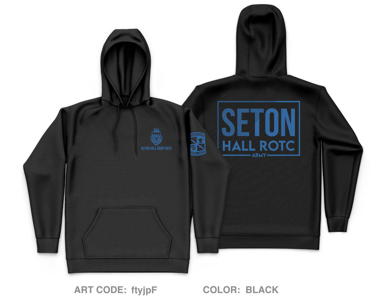 Seton Hall ROTC Core Men's Hooded Performance Sweatshirt - ftyjpF
