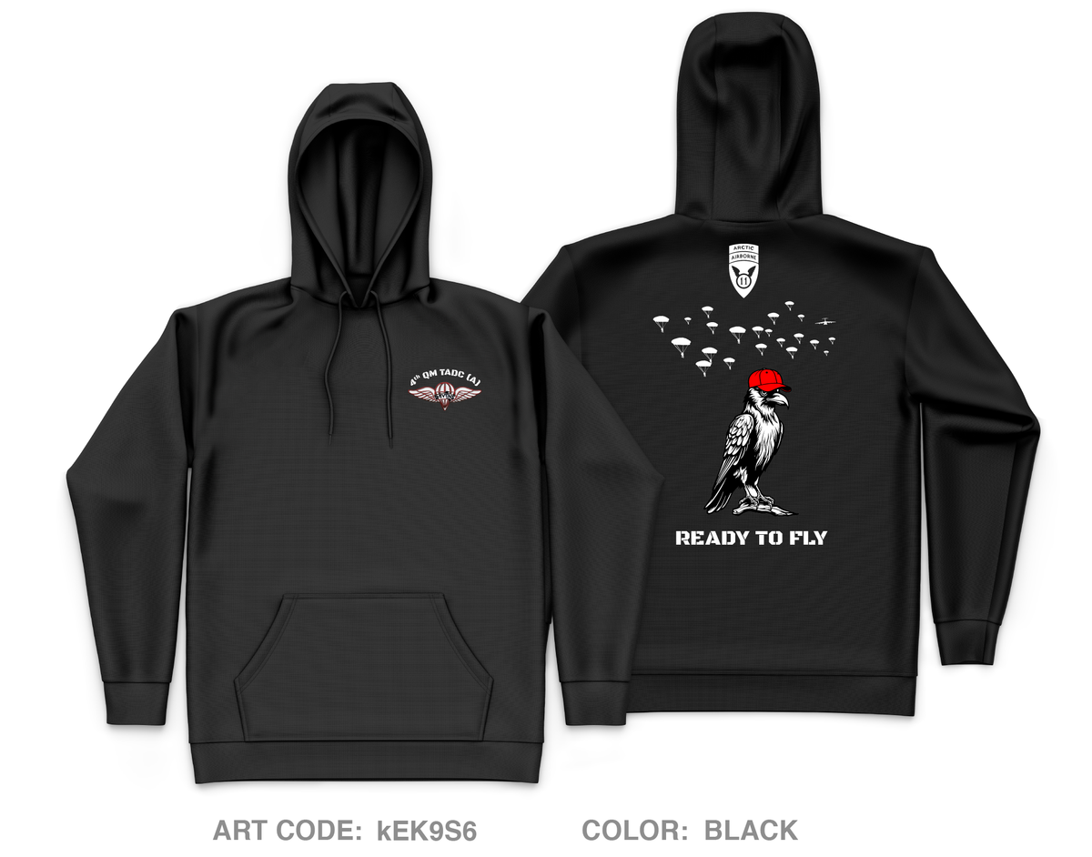 4th QM TADC (A) 4th QM Core Men's Hooded Performance Sweatshirt - kEK9S6