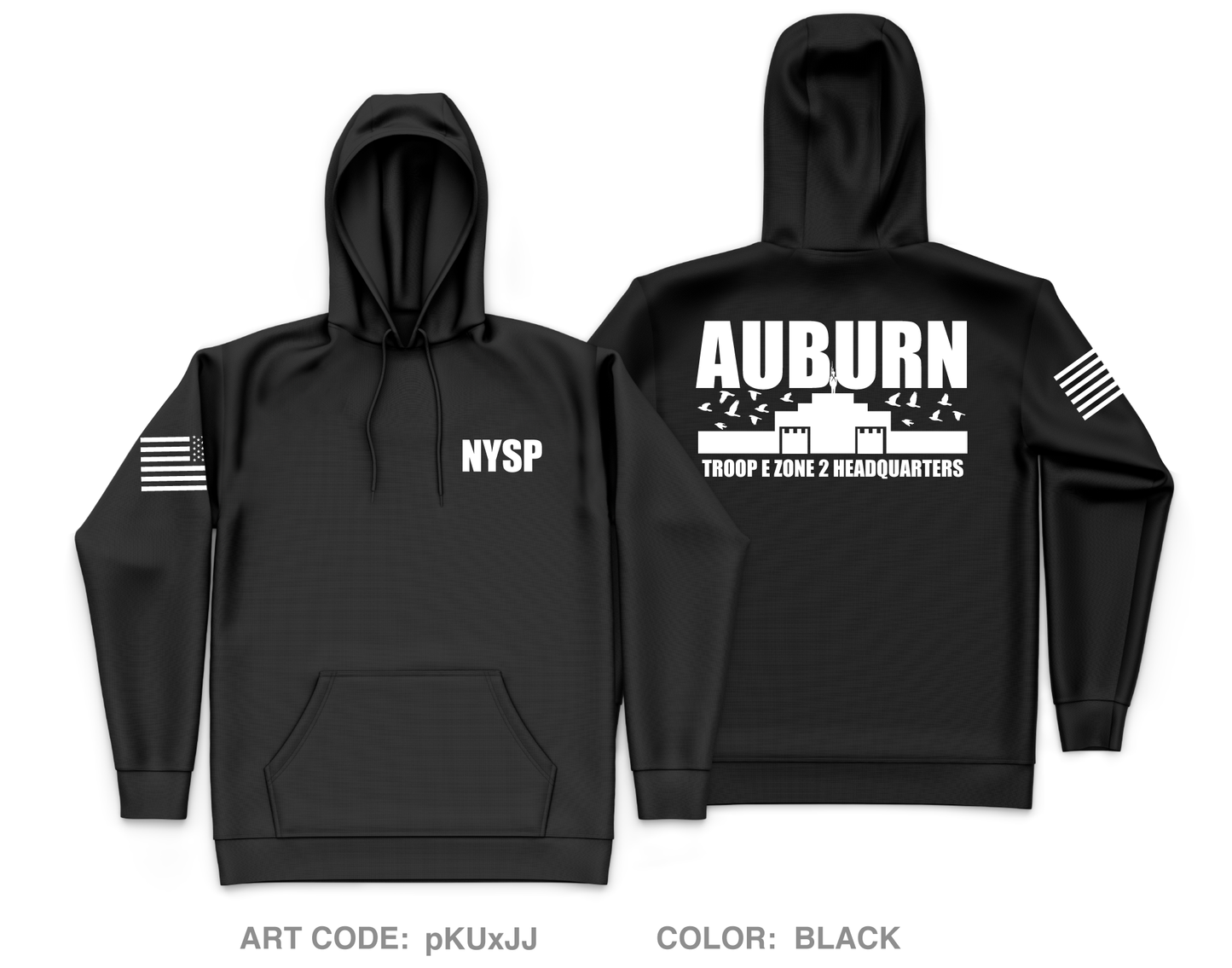 NYSP Auburn Core Men's Hooded Performance Sweatshirt - pKUxJJ