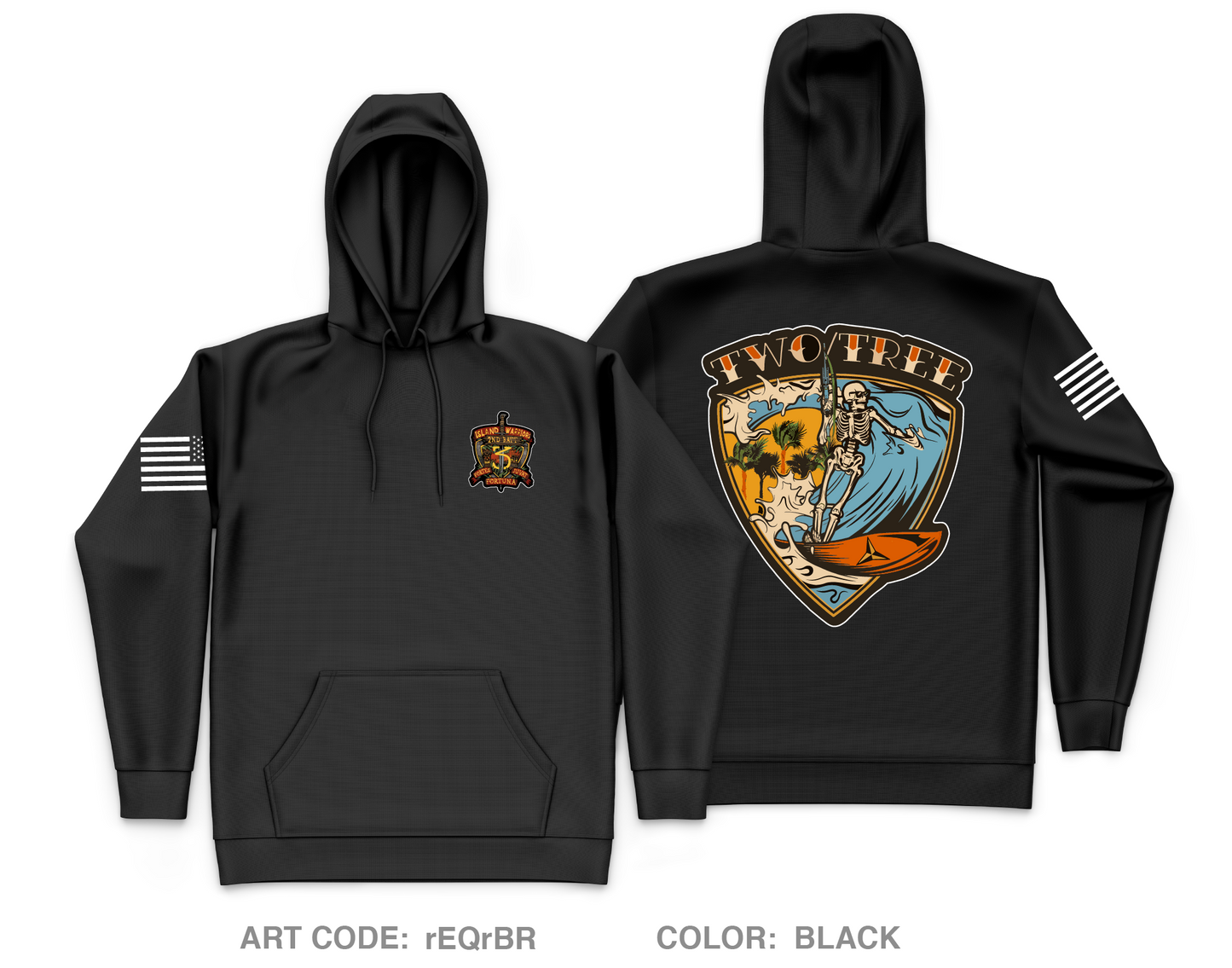 Island Warriors Core Men's Hooded Performance Sweatshirt - rEQrBR