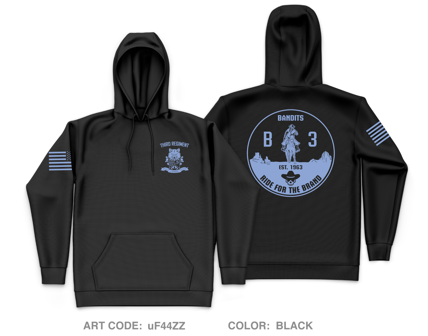 USCC B3 Fundraising Collection Core Men's Hooded Performance Sweatshirt - uF44ZZ