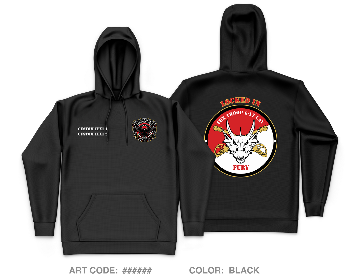 CUSTOM F/6-17 ACS Core Men's Hooded Performance Sweatshirt - uLMThq