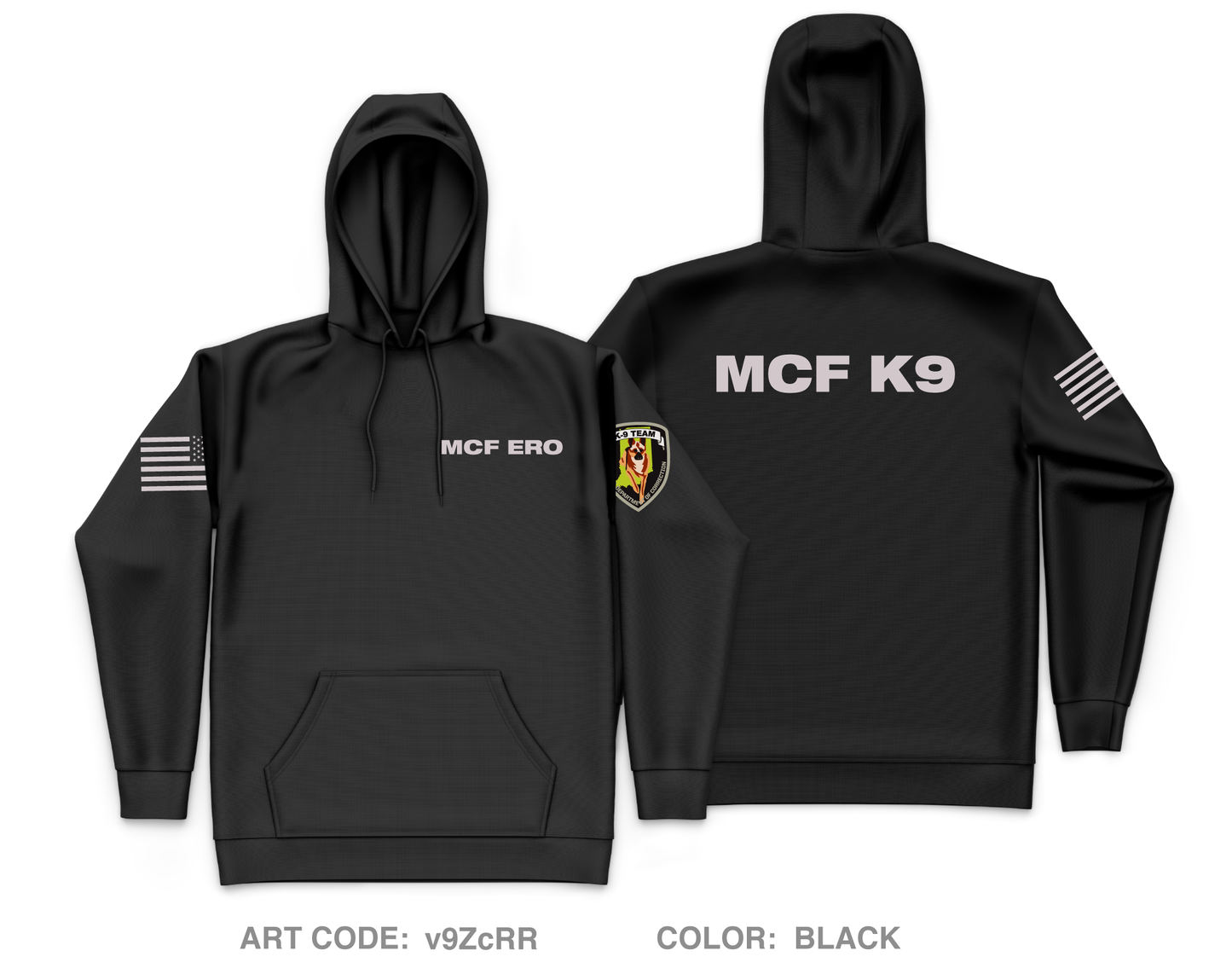 MCF K9 Core Men's Hooded Performance Sweatshirt - v9ZcRR