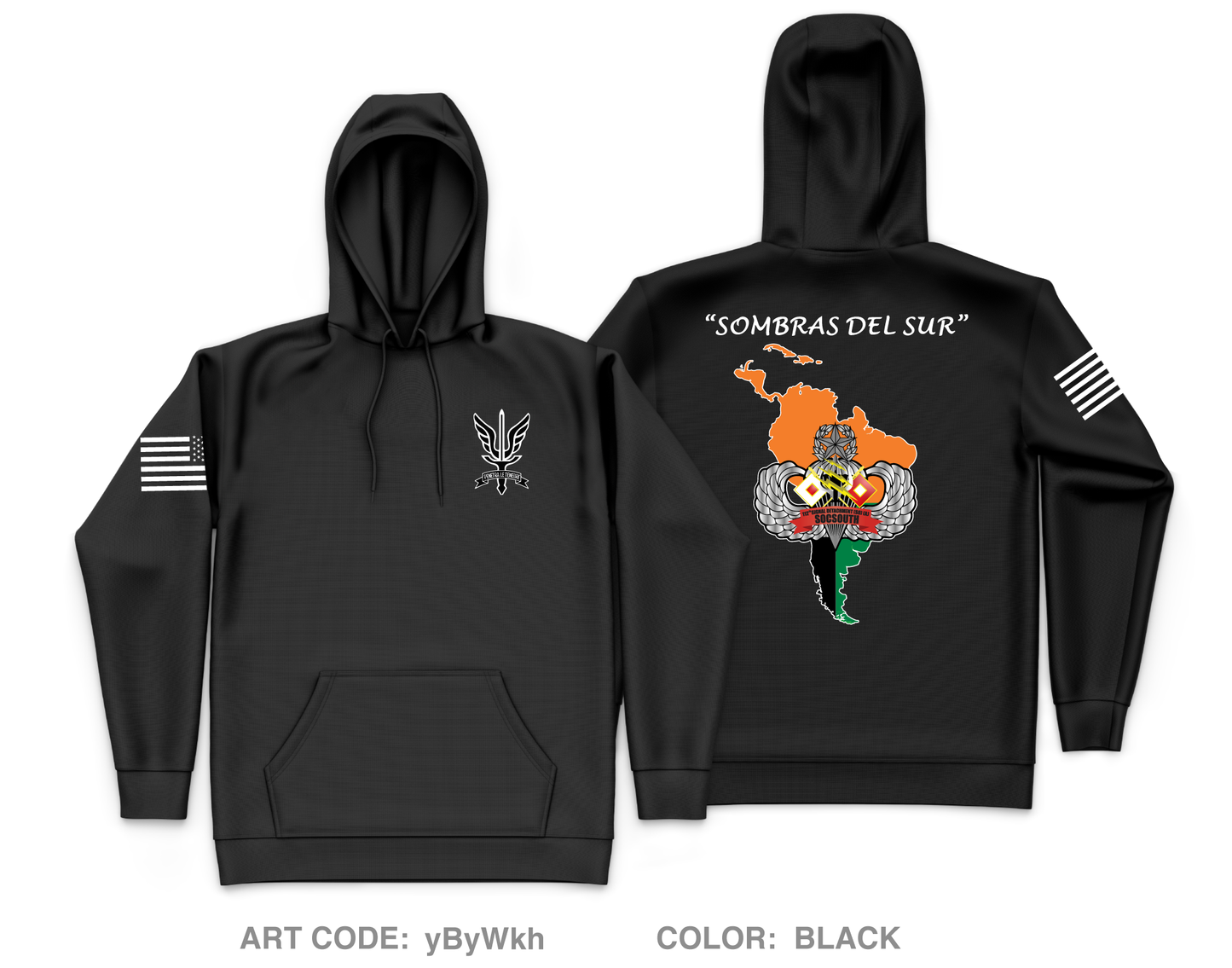 112th Signal Detachment (Special Operations)(Airborne) SOCSOUTH Store 1 Core Men's Hooded Performance Sweatshirt - yByWkh