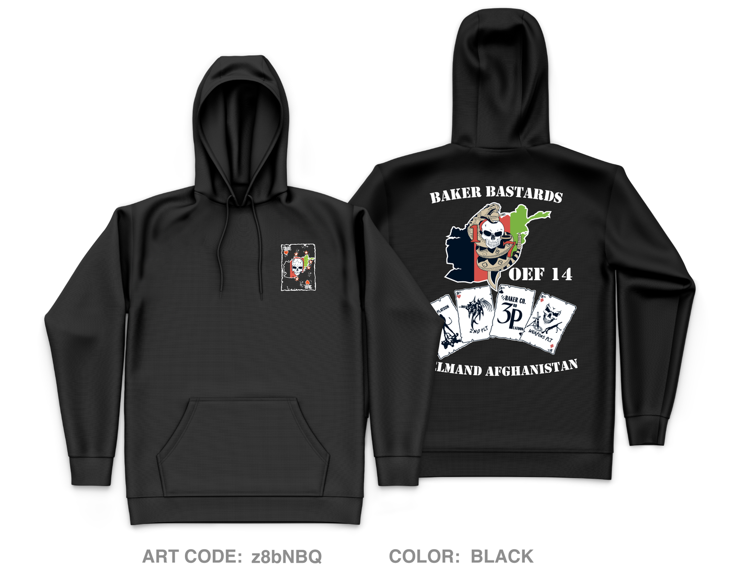 1st Battalion, 7th Marines Store 1 Core Men's Hooded Performance Sweatshirt - z8bNBQ