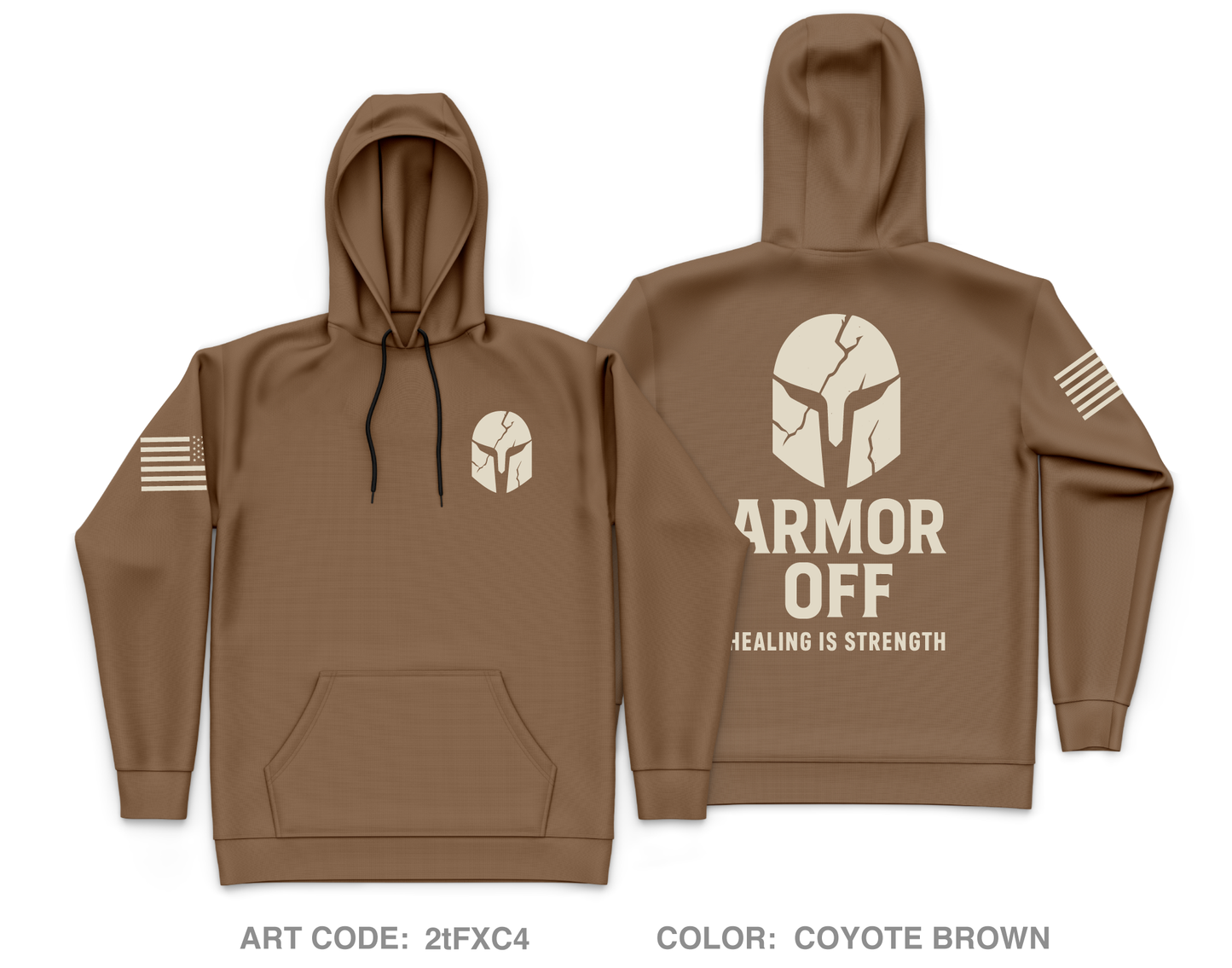Armor Off Core Men's Hooded Performance Sweatshirt - 2tFXC4