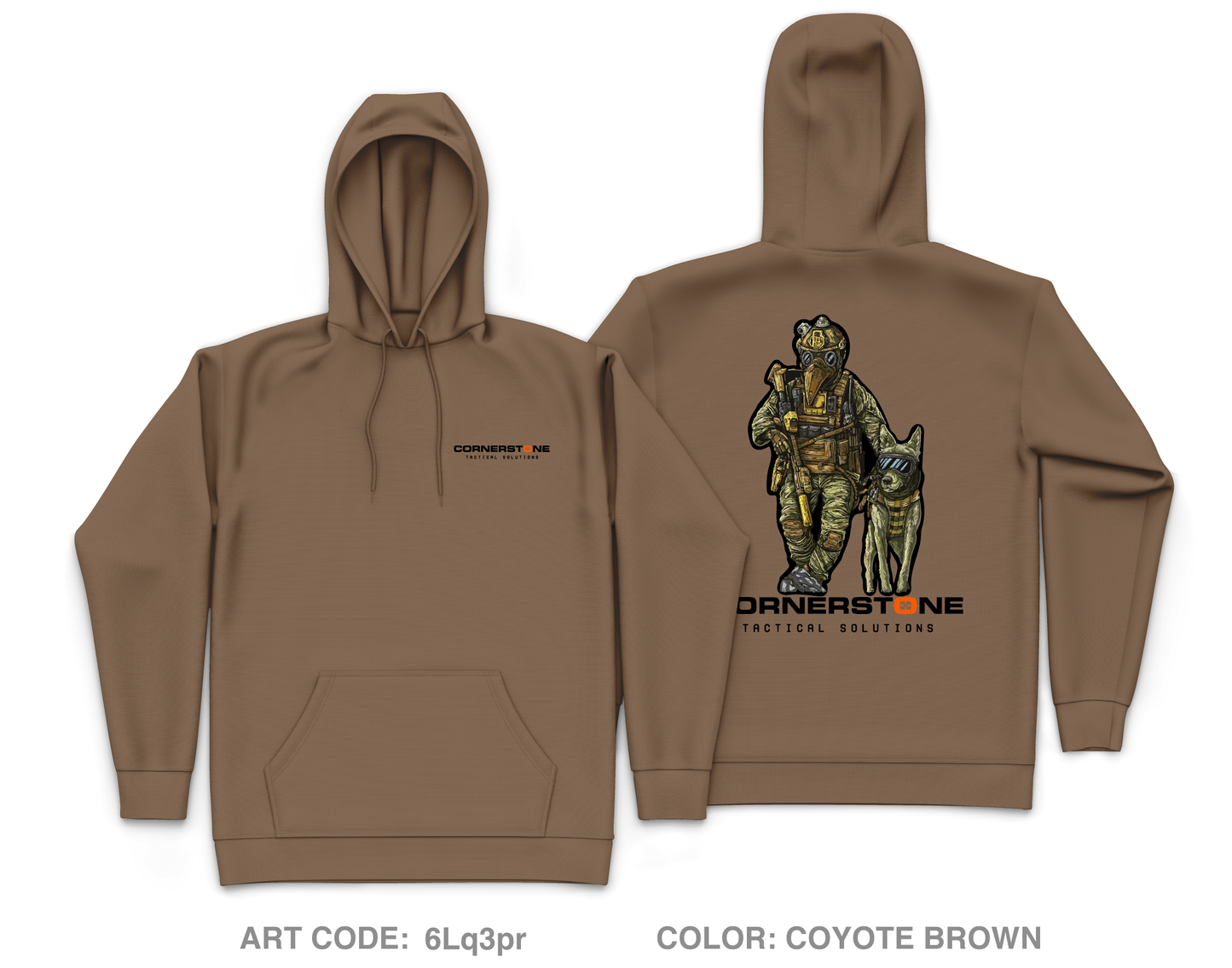 Bahrain Military Working Dog Core Men's Hooded Performance Sweatshirt - 6Lq3pr