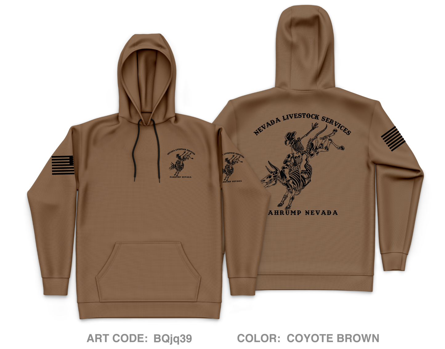 Nevada Livestock Services LLC Core Men's Hooded Performance Sweatshirt - BQjq39
