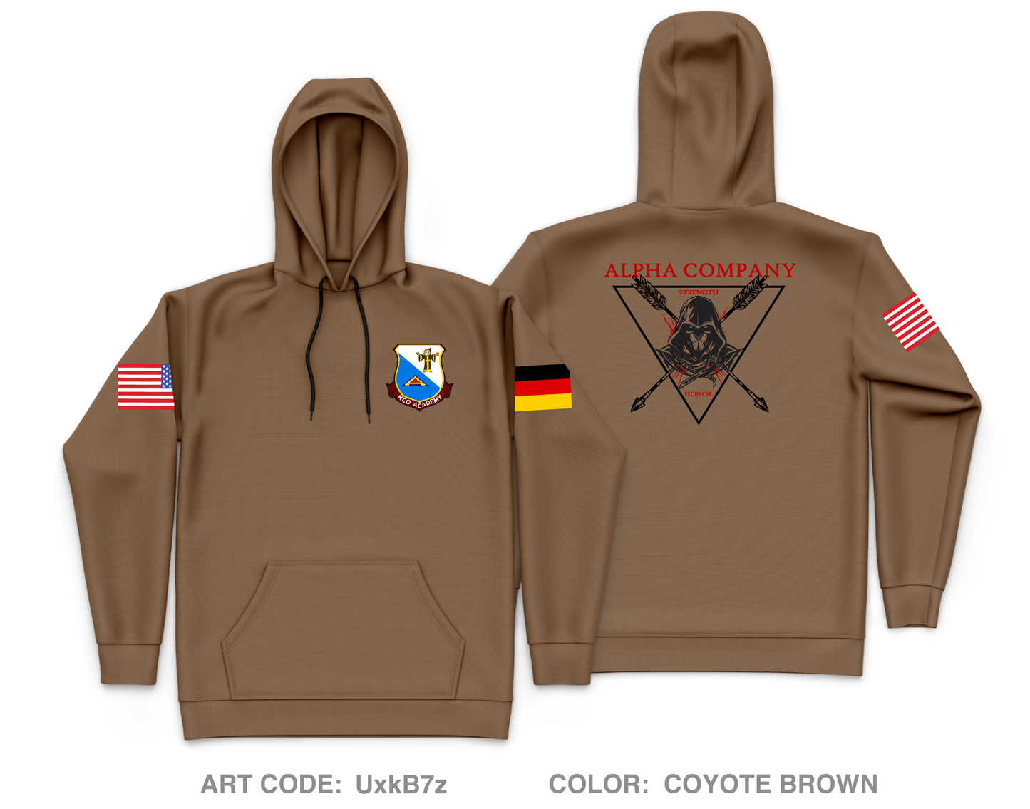 A Co, 7th NCOA Core Men's Hooded Performance Sweatshirt - UxkB7z