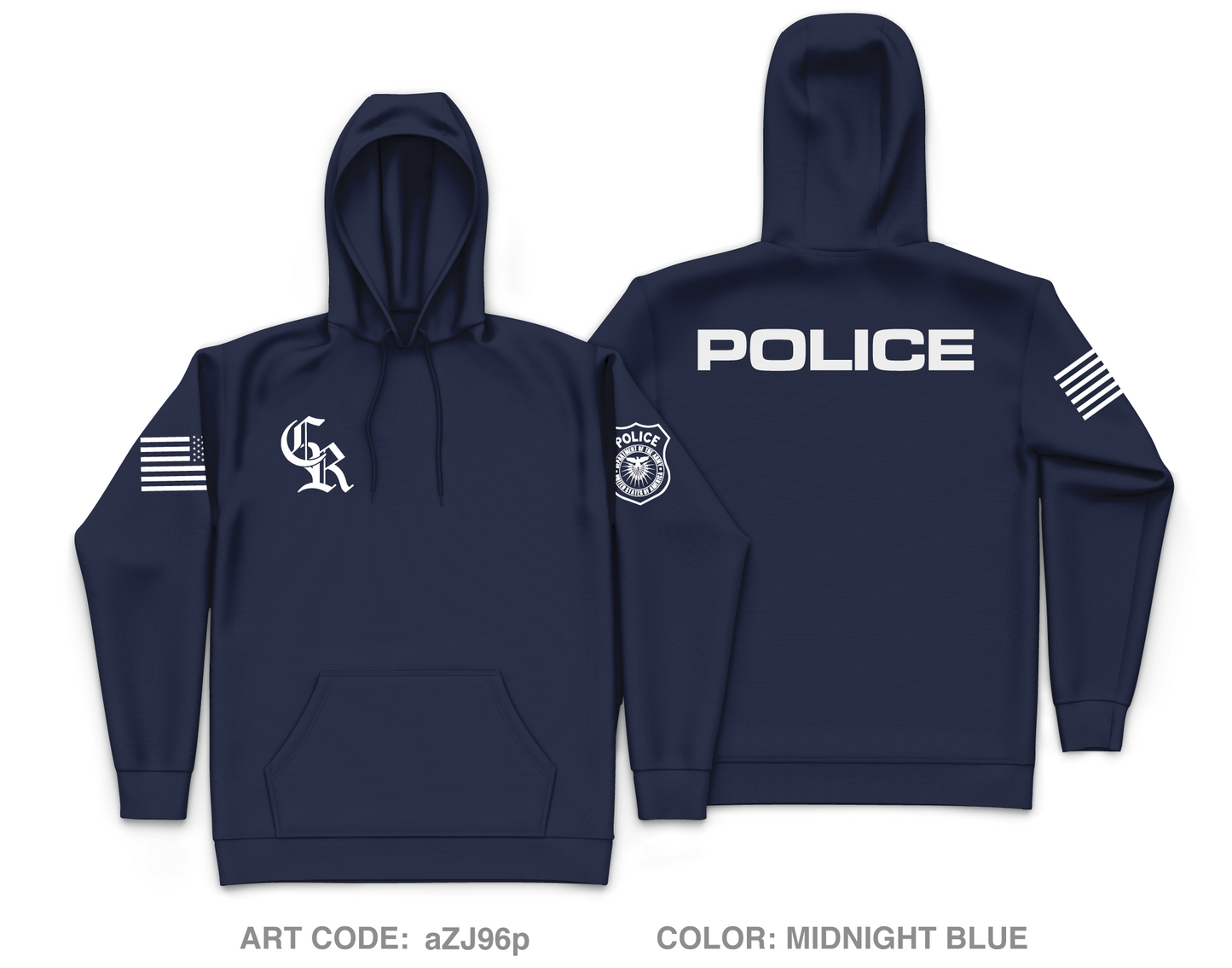 USASA Camp Roberts PD Core Men's Hooded Performance Sweatshirt - aZJ96p