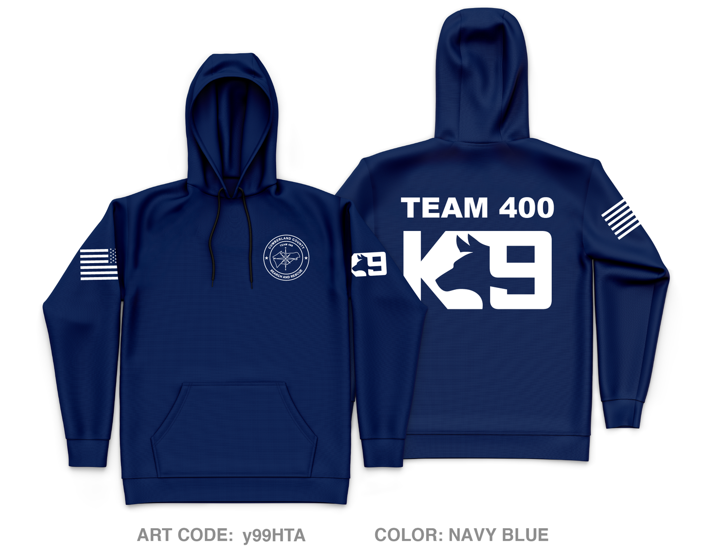 Cumberland County Search and Rescue Core Men's Hooded Performance Sweatshirt - y99HTA