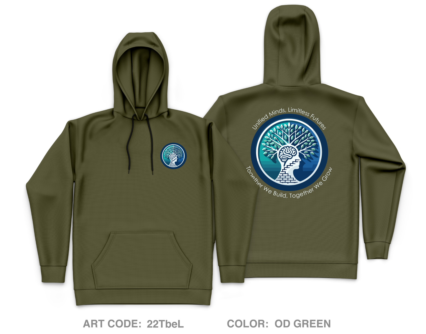 2025 Equal Opportunity Worldwide Core Men's Hooded Performance Sweatshirt - 22TbeL