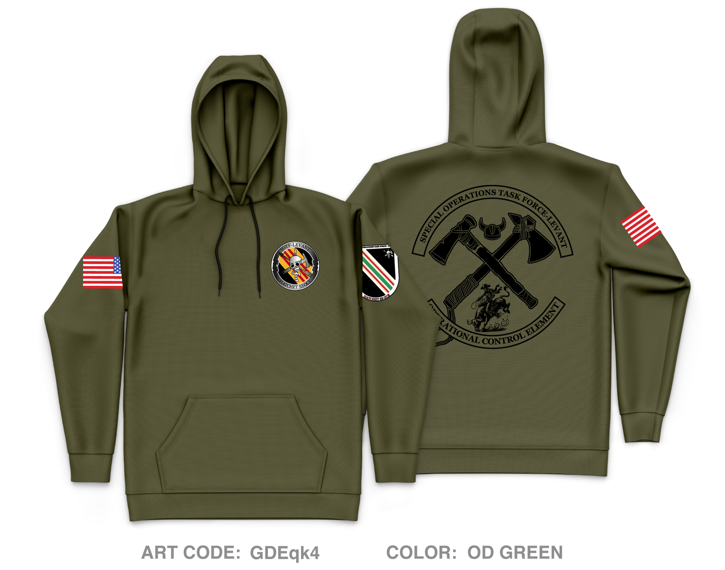 HHC, 3rd BN, 5th SFG(A) Core Men's Hooded Performance Sweatshirt - GDEqk4