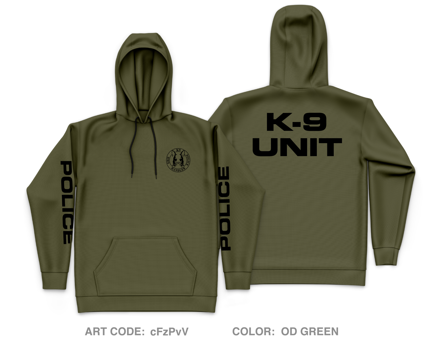 EPD K9 Core Men's Hooded Performance Sweatshirt - cFzPvV