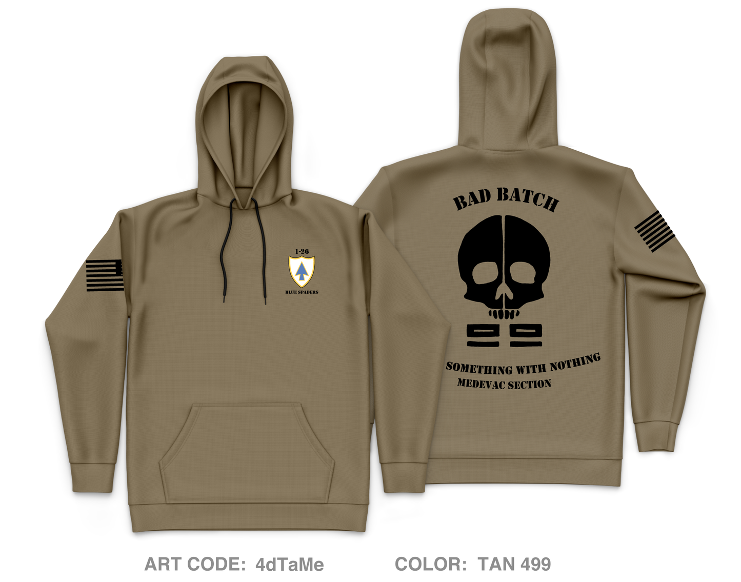1 - 26 hhc 2nd but 101st airborne div Core Men's Hooded Performance Sweatshirt - 4dTaMe