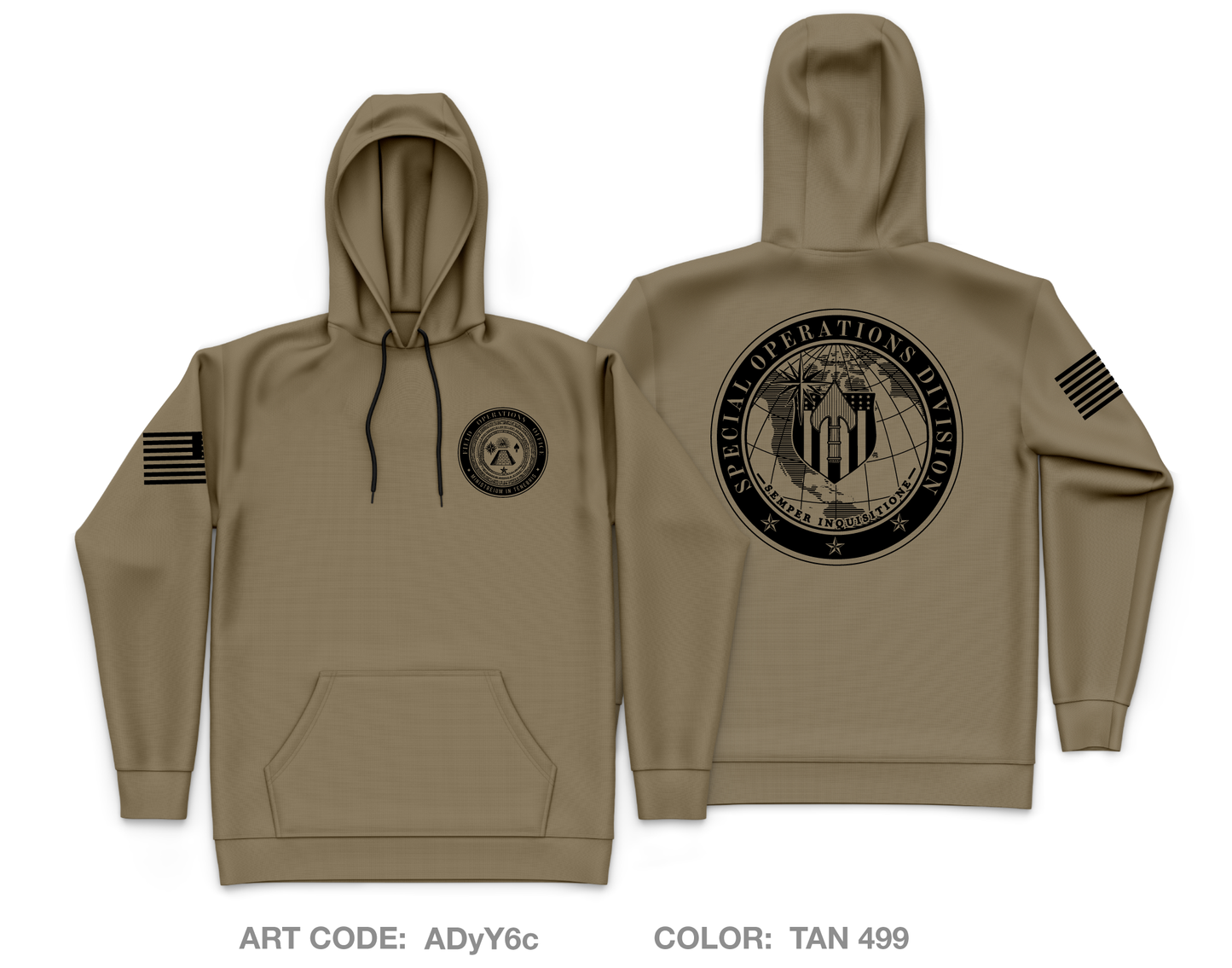 SOD Core Men's Hooded Performance Sweatshirt - ADyY6c