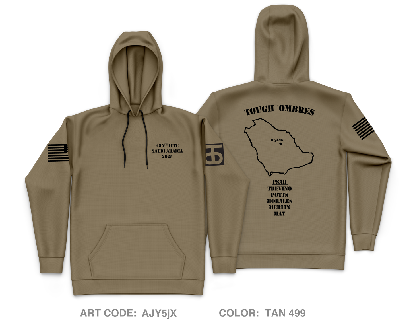 495th ICTC Core Men's Hooded Performance Sweatshirt - AJY5jX