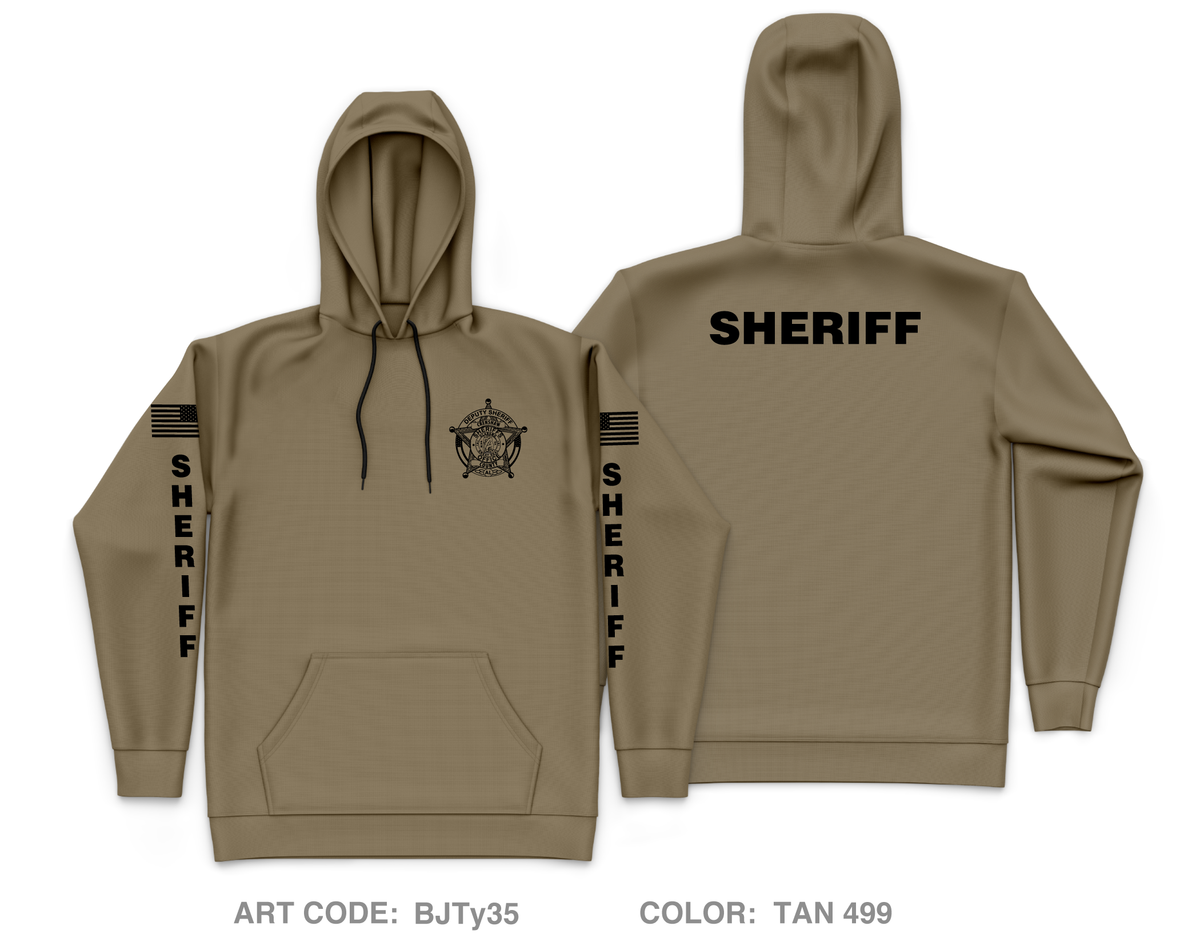 Crenshaw County Sheriffs Office Core Men's Hooded Performance Sweatshirt - BJTy35