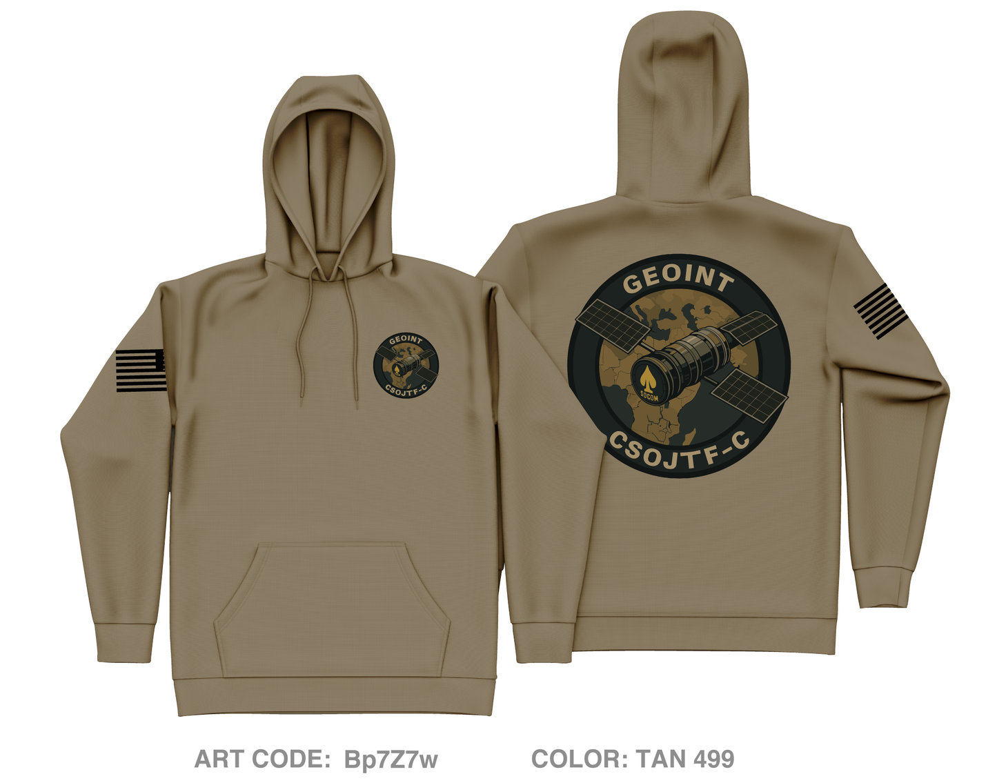CSOJTF-C GEO Core Men's Hooded Performance Sweatshirt - Bp7Z7w