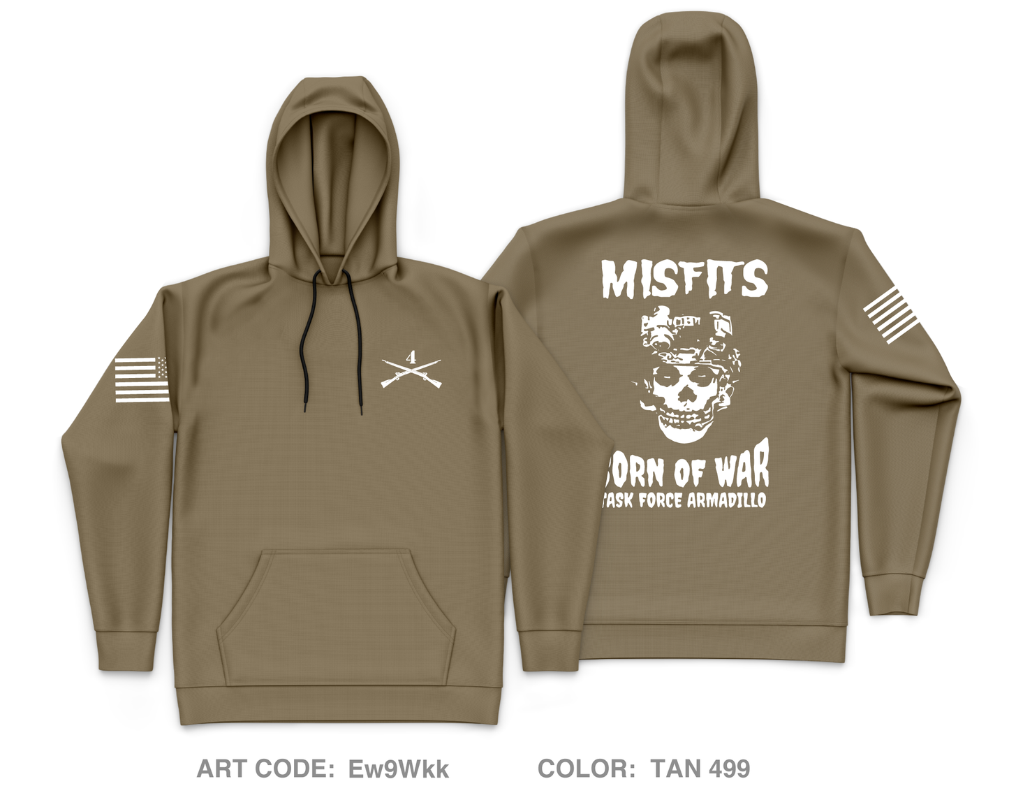 4th Platoon A-CO 1-32 Core Men's Hooded Performance Sweatshirt - Ew9Wkk