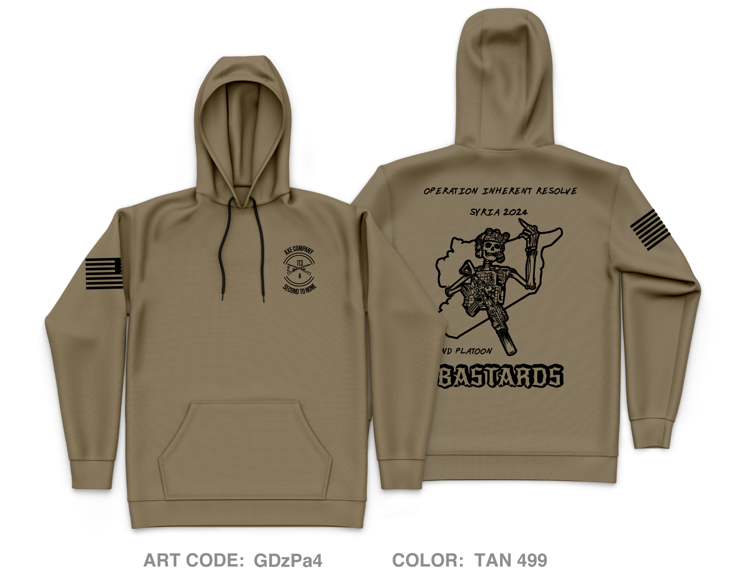 A co 2nd 113th Core Men's Hooded Performance Sweatshirt - GDzPa4
