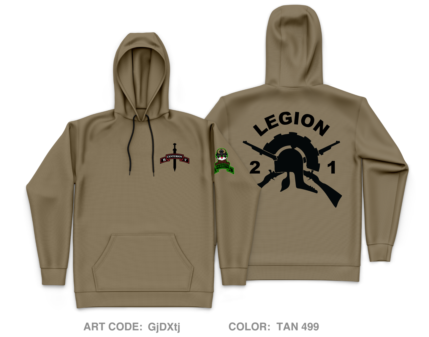 2C Ferrets Core Men's Hooded Performance Sweatshirt - GjDXtj