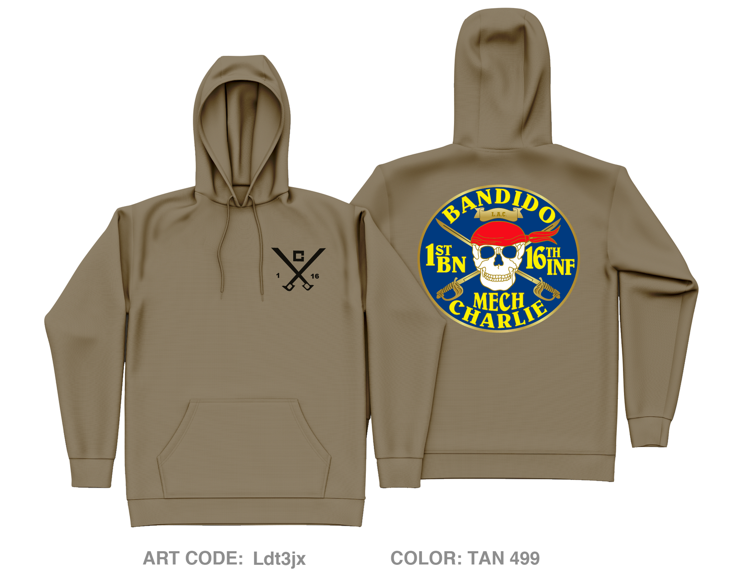 Bandido Charlie Store 1 Core Men's Hooded Performance Sweatshirt - Ldt3jx