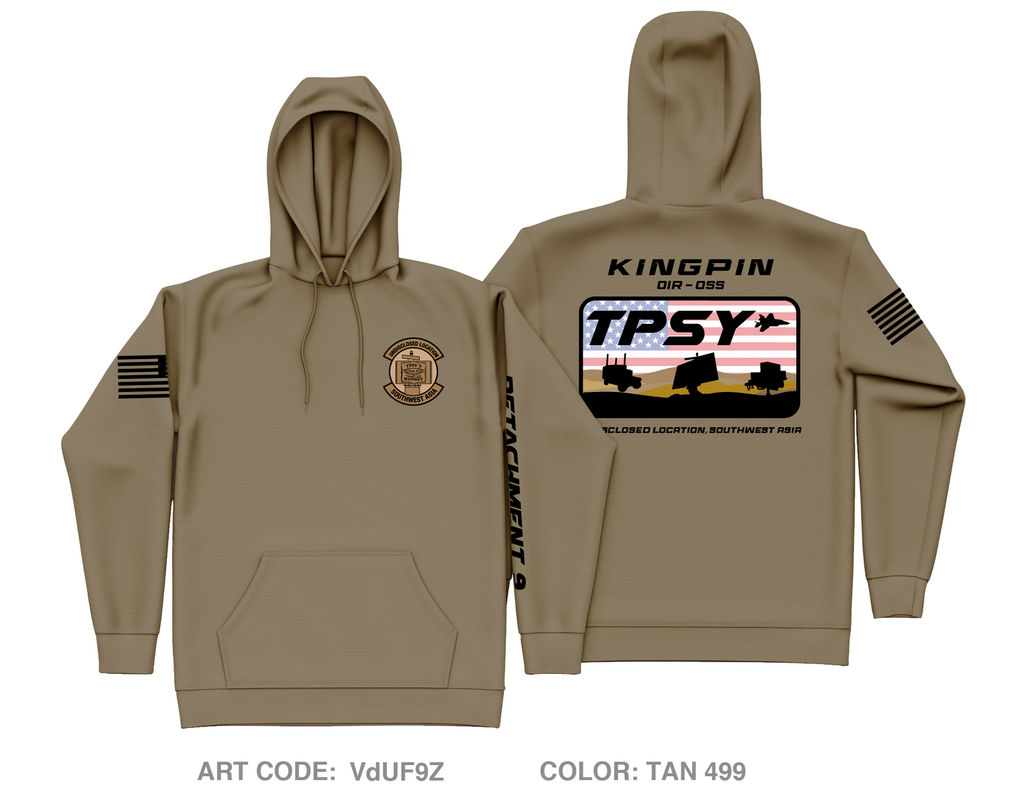 727 EACS Core Men's Hooded Performance Sweatshirt - VdUF9Z