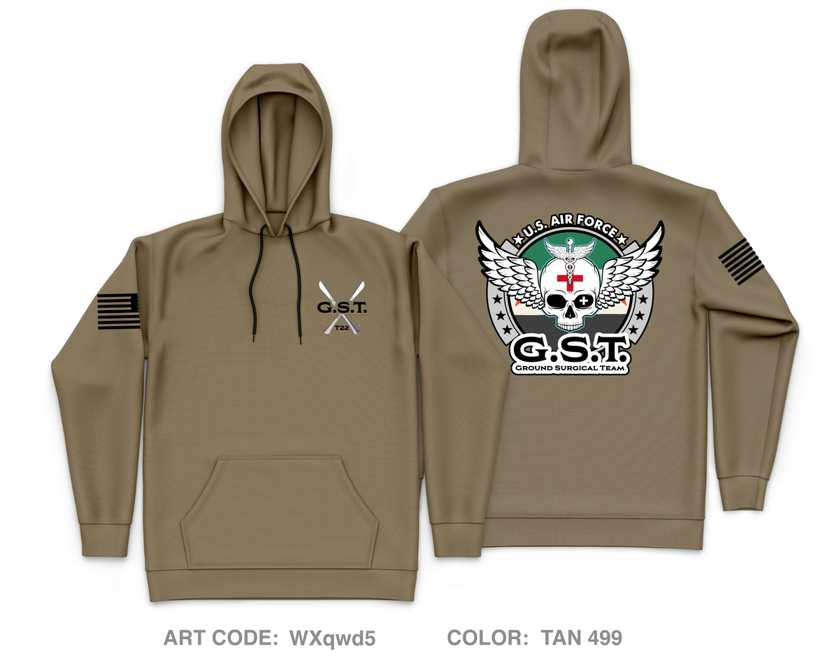 Ground Surgical Team Core Men's Hooded Performance Sweatshirt - WXqwd5