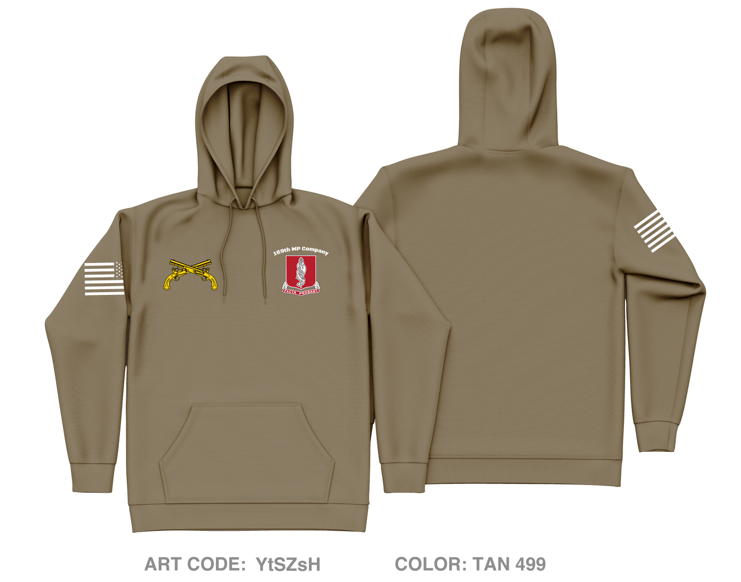 169th MP CO Store 1 Core Men's Hooded Performance Sweatshirt - YtSZsH
