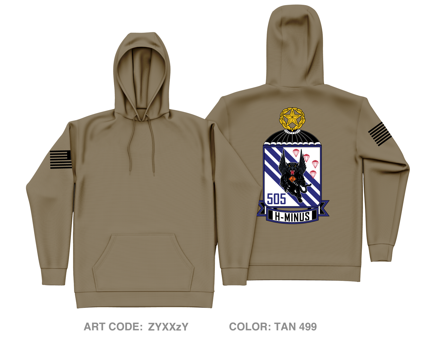1/505 PIR Core Men's Hooded Performance Sweatshirt - ZYXXzY