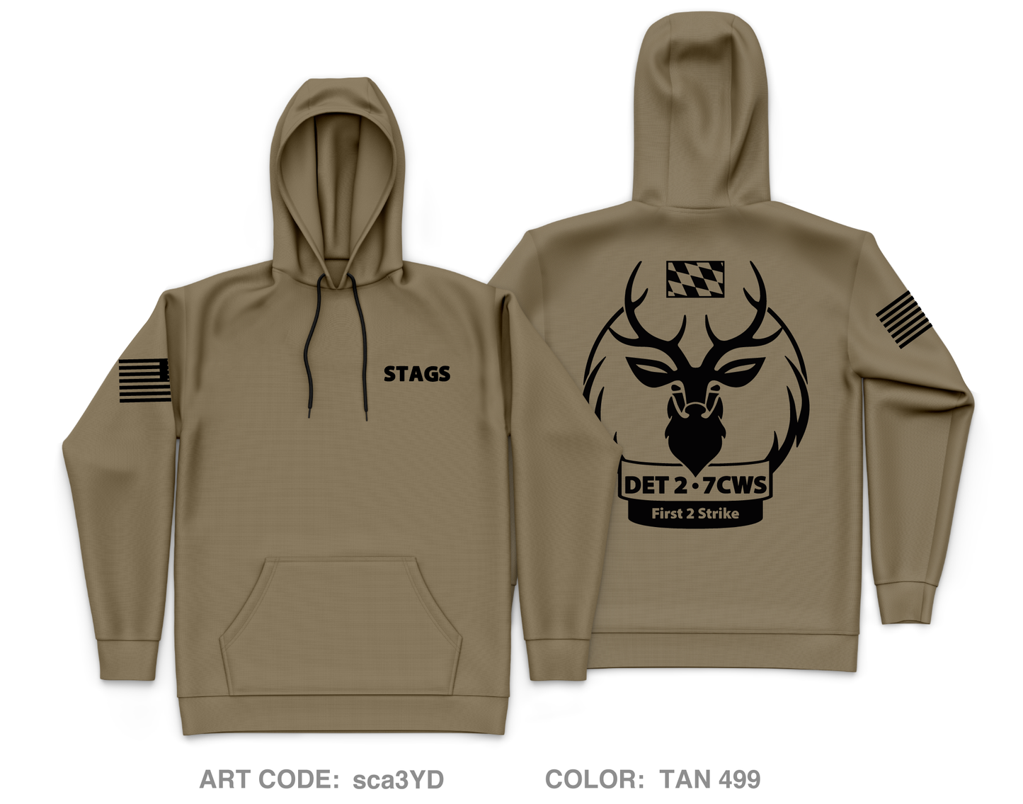 7th Combat Weather Squadron Core Men's Hooded Performance Sweatshirt - sca3YD