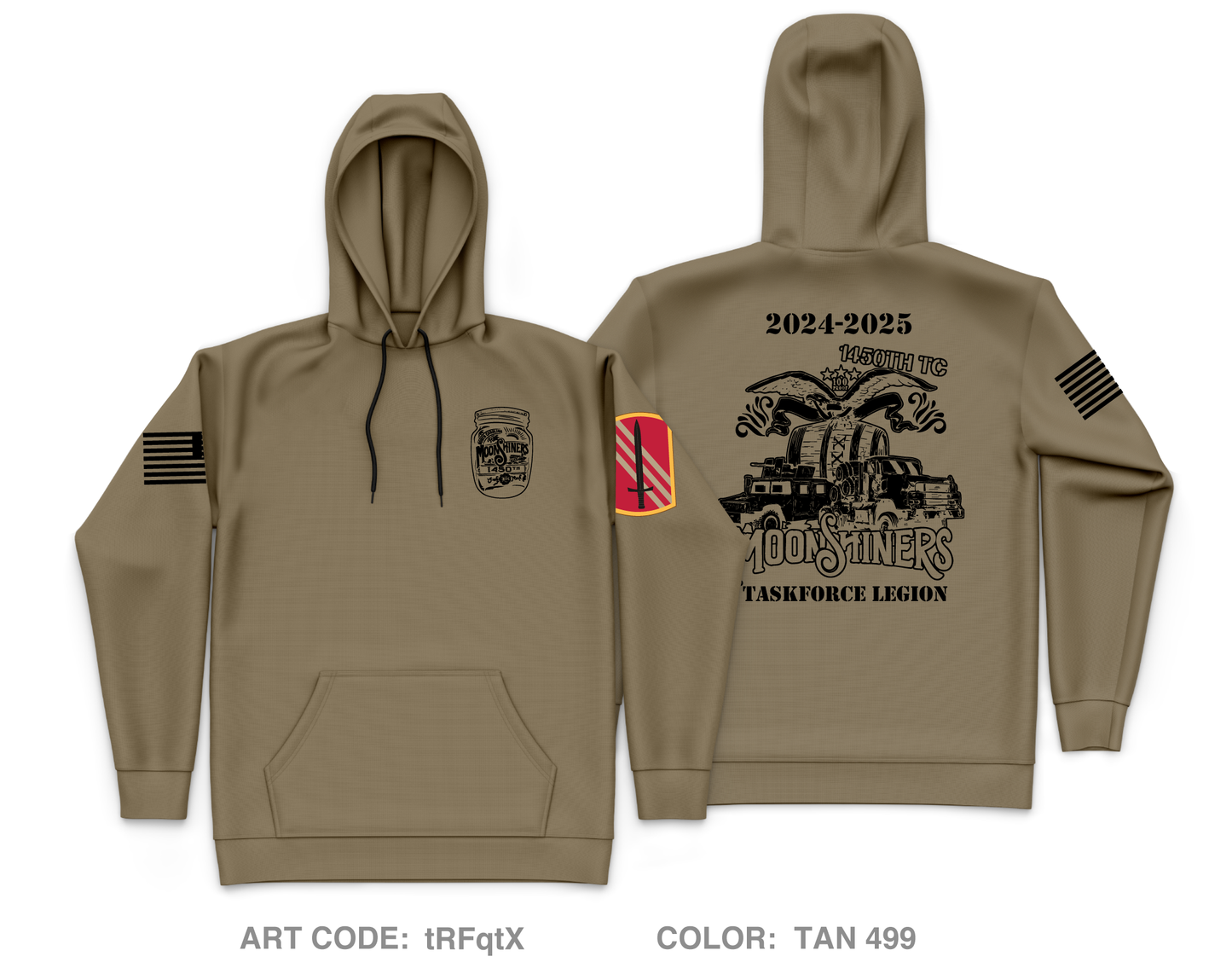 1450th Transportation Company Core Men's Hooded Performance Sweatshirt - tRFqtX